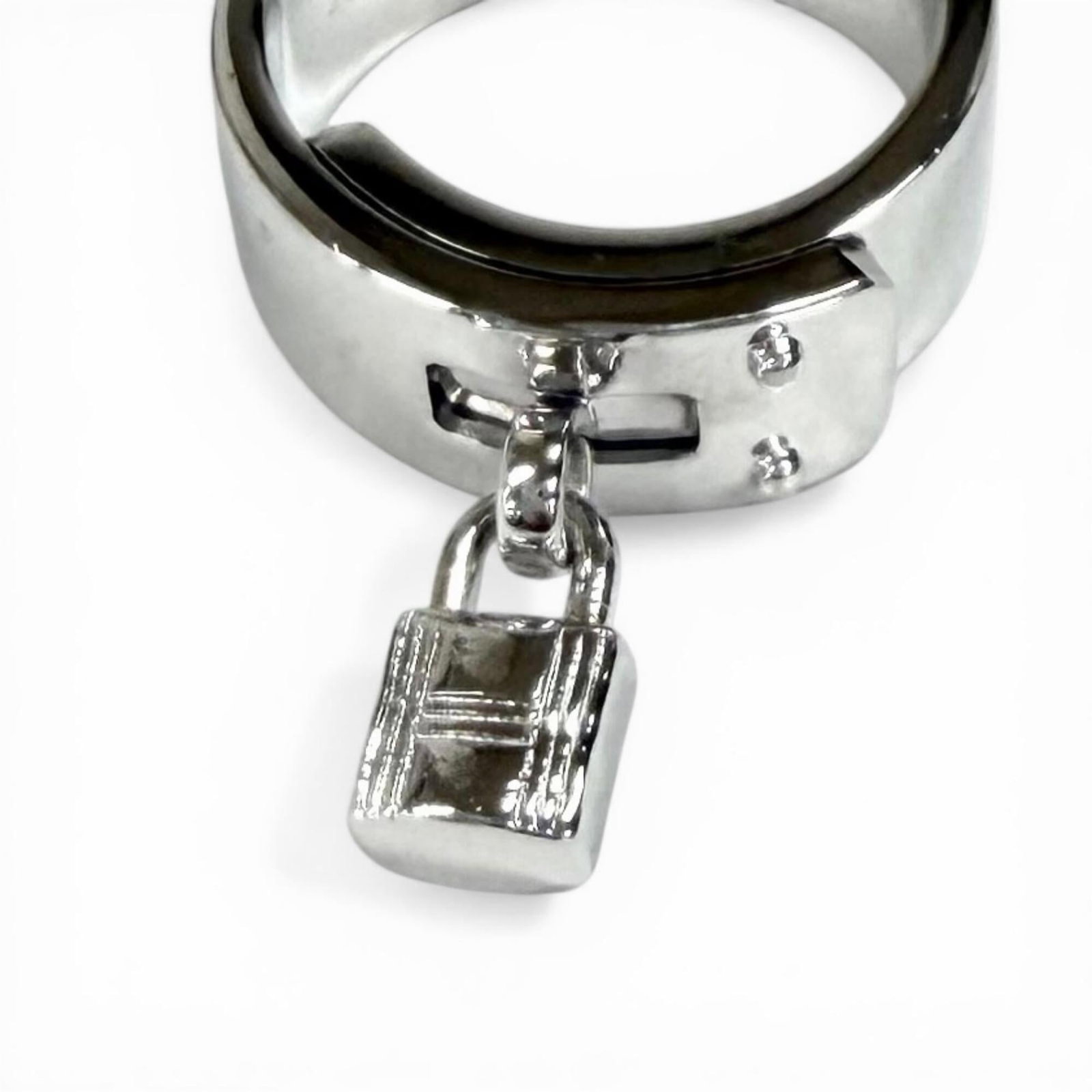 Silver Ring Band Hermes 925 - 5