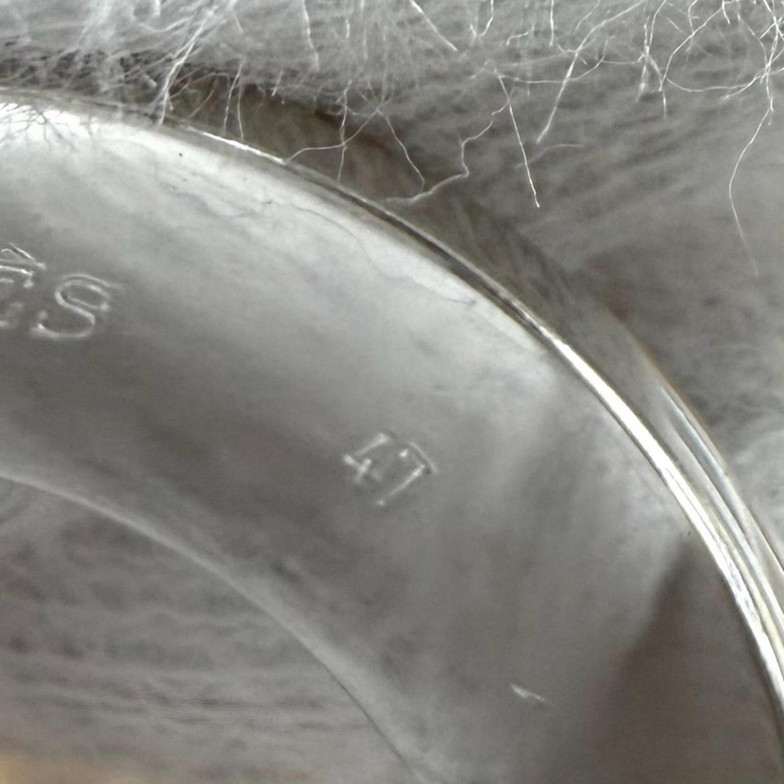 Silver Ring Band Hermes 925 - 7