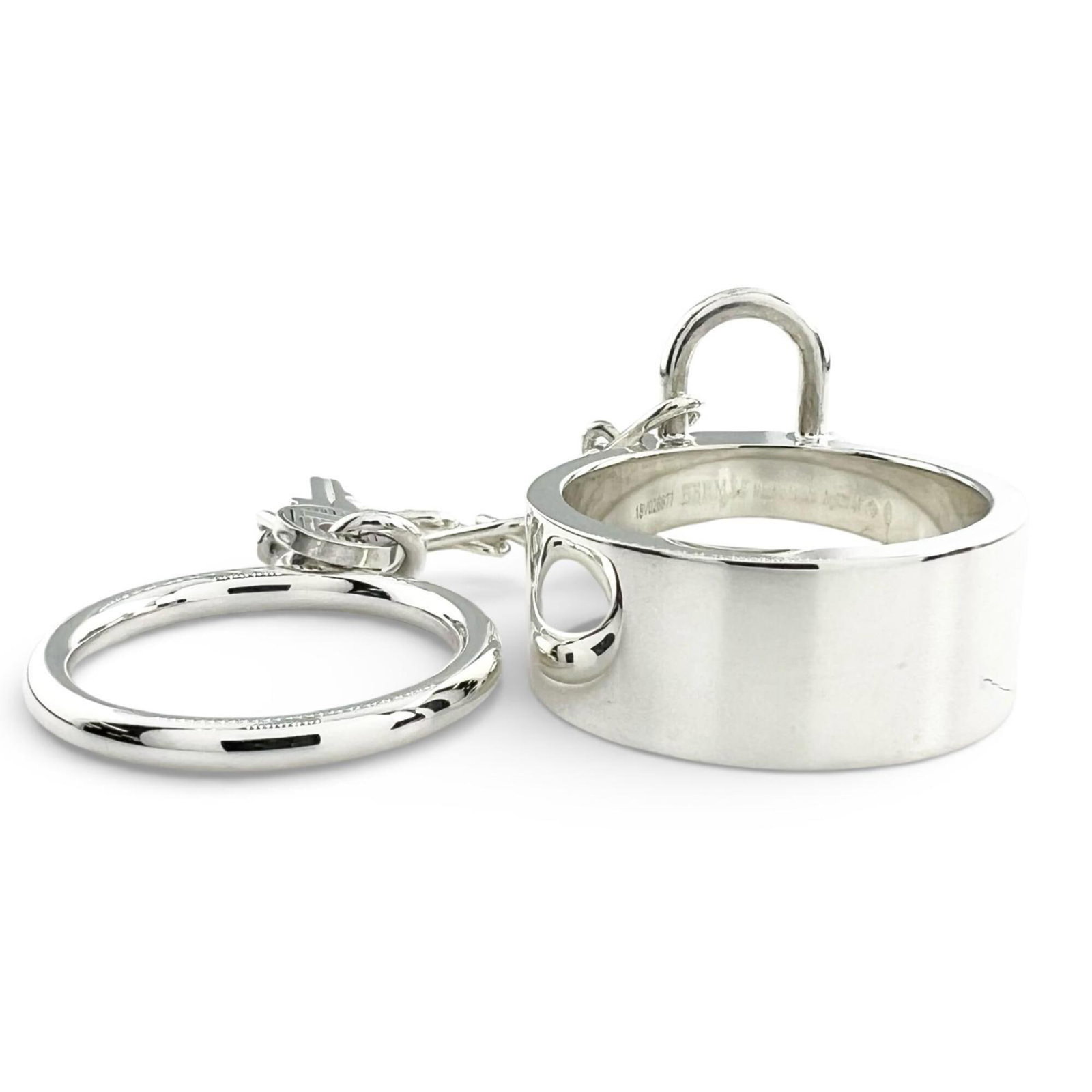 Silver Ring Band Hermes 925 - 3
