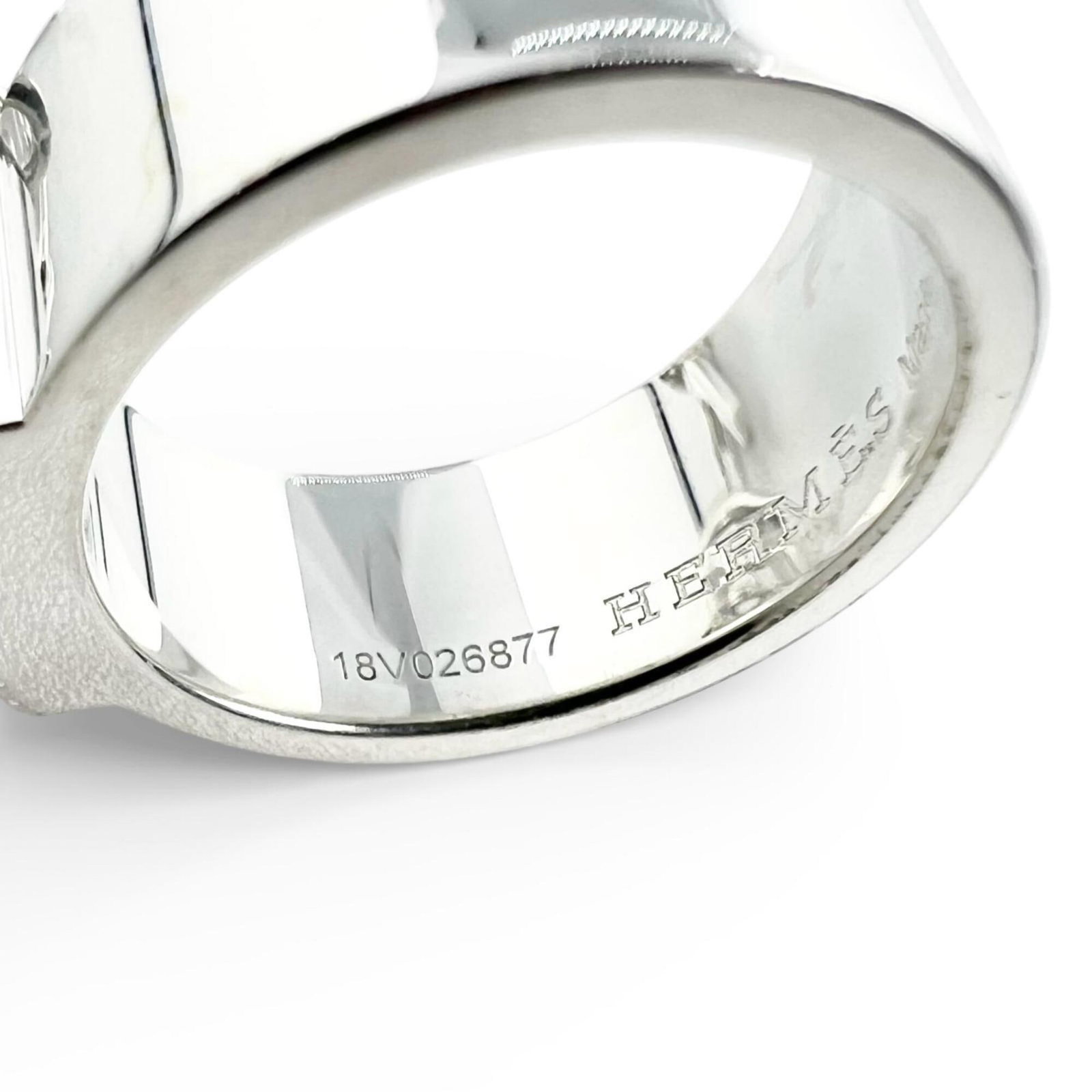 Silver Ring Band Hermes 925 - 6