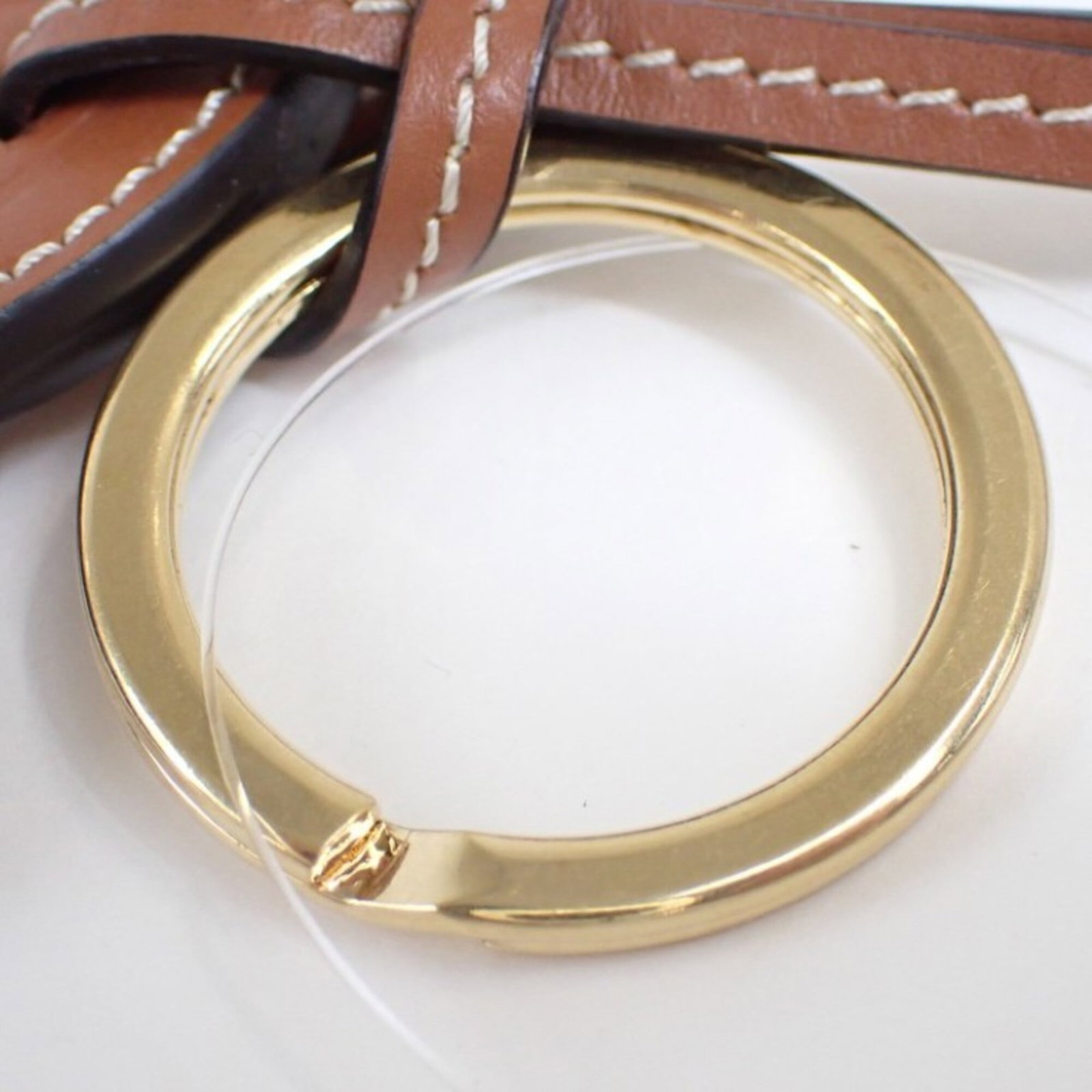Leather Charm Handbag Celine - 4