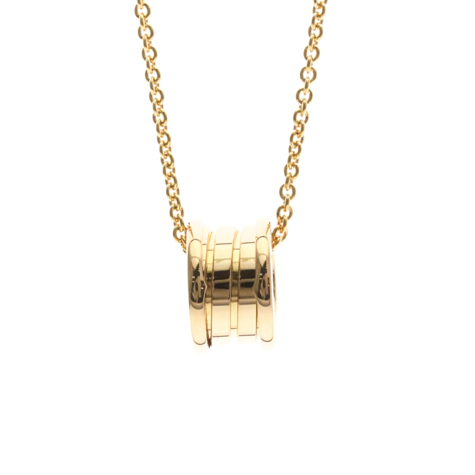 Bvlgari B.Zero1 Pink Gold (18K) No Stone Menwomen Fashion Pendant Necklace (Pink Gold): Bvlgari B.Zero1 Pink Gold (18K) No Stone Menwomen Fashion Pendant Necklace (Pink Gold) Pink gold (18K) Bvlgari B.zero1 Fashion Pendant Necklace, available in a stylish pink gold finish. This elegant