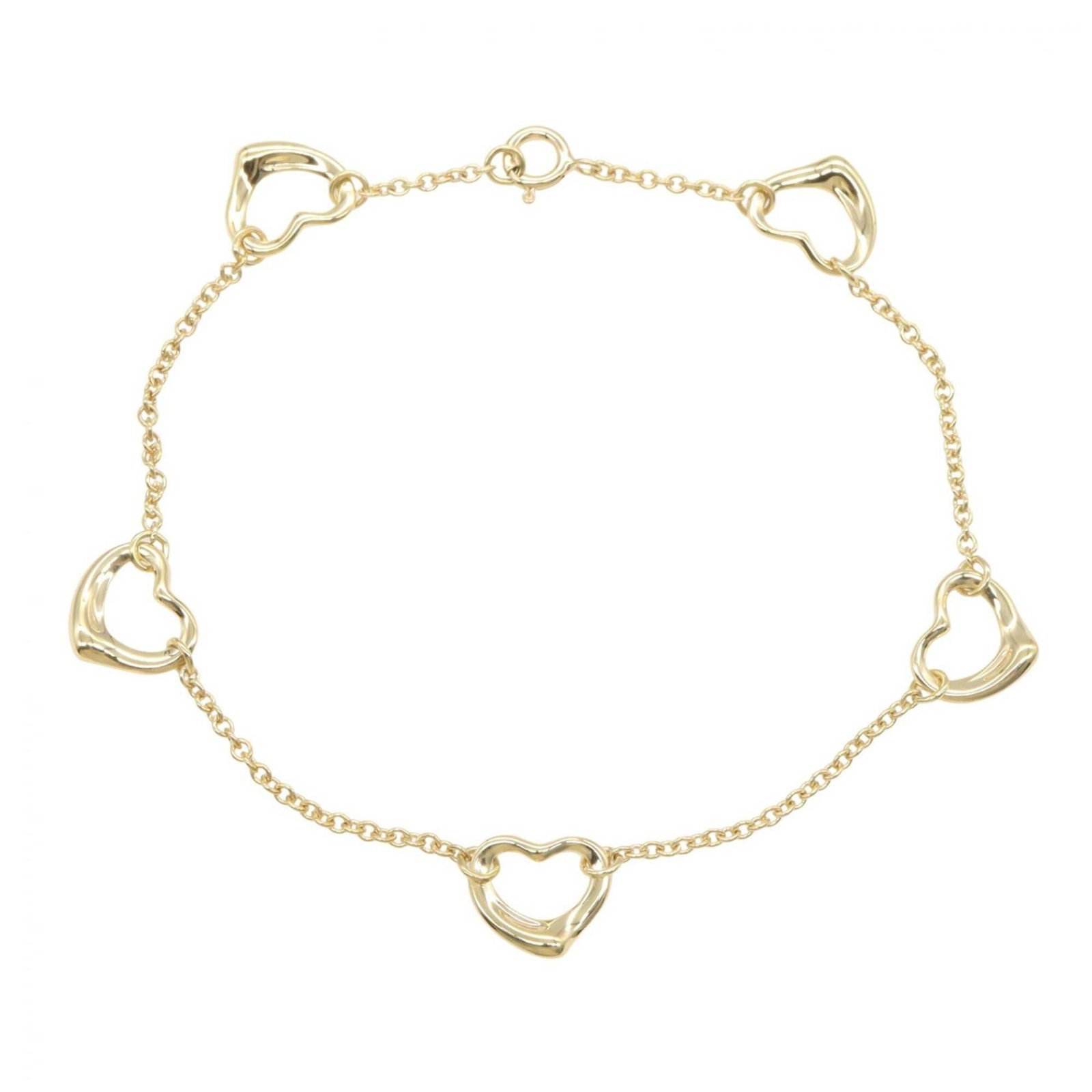 Tiffany Charm Bracelet Yellow Gold (18K): Tiffany Charm Bracelet Yellow Gold (18K) Tiffany charm bracelet in yellow gold (18K) offers a touch of elegance with its classic design. This 7.28'' long piece features the iconic Tiffany brand, craft