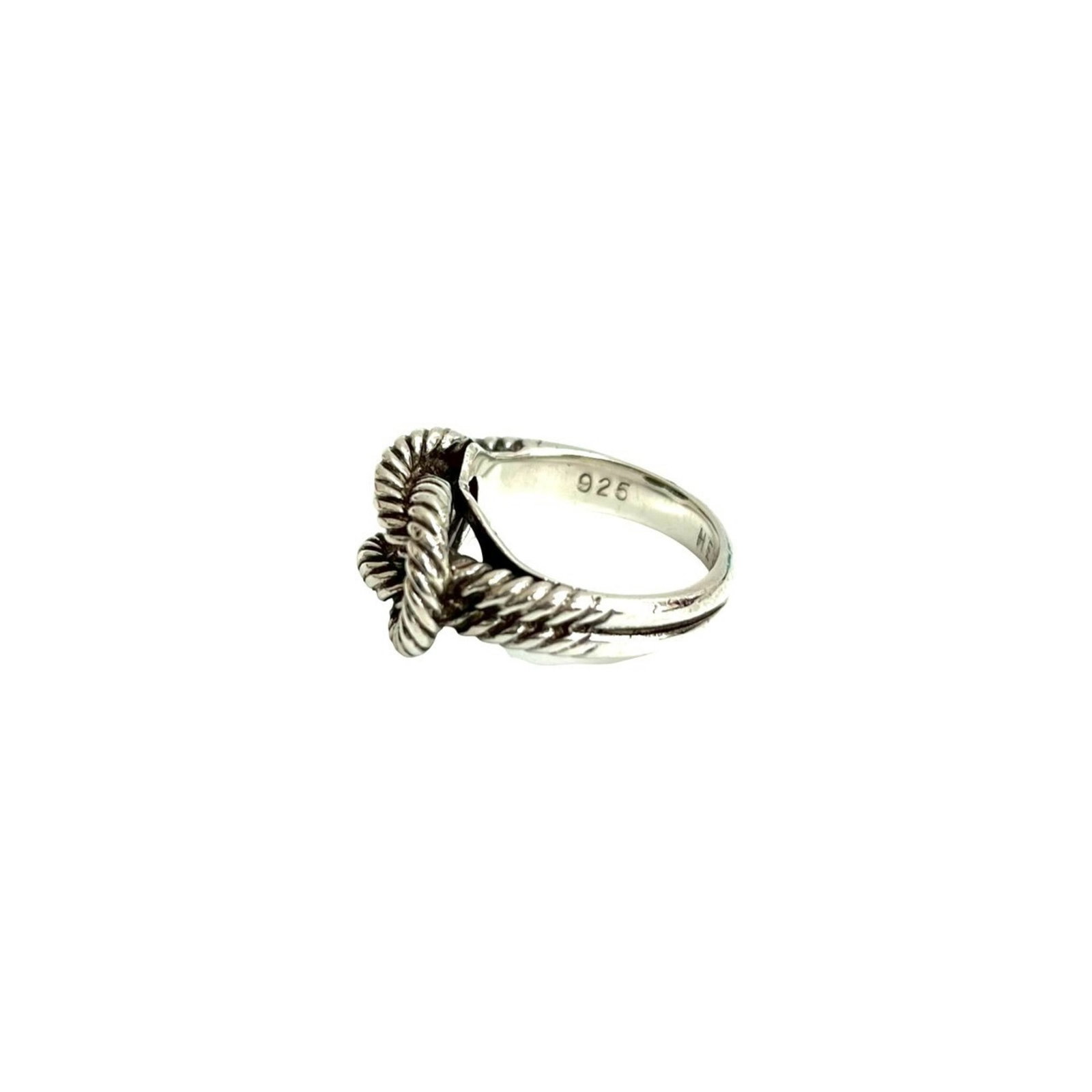 Silver Ring Band Hermes 925 - 4