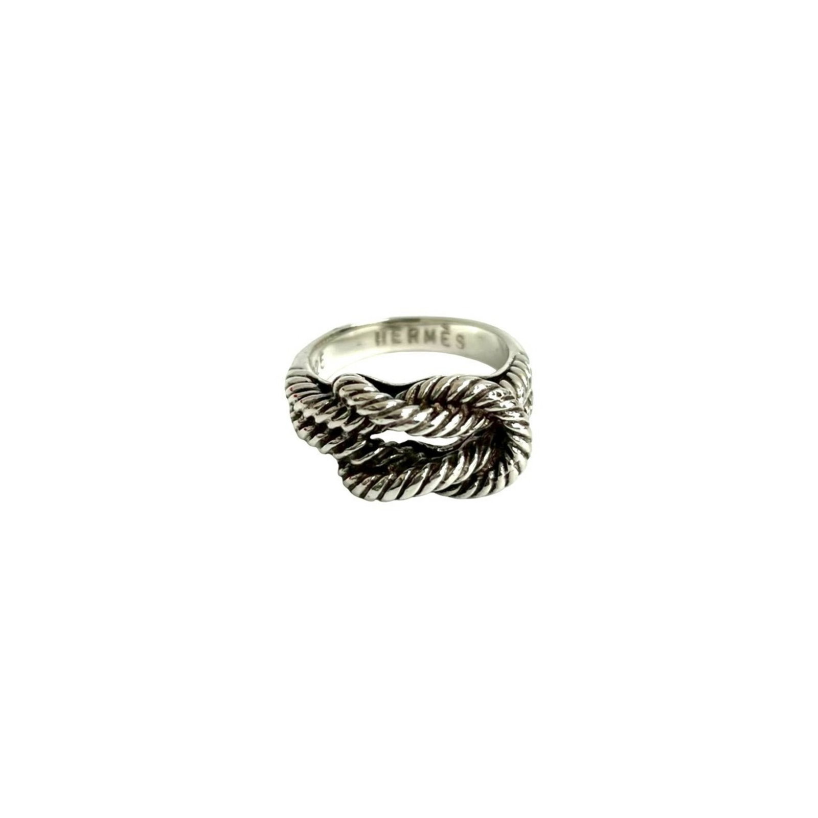 Silver Ring Band Hermes 925 - 6