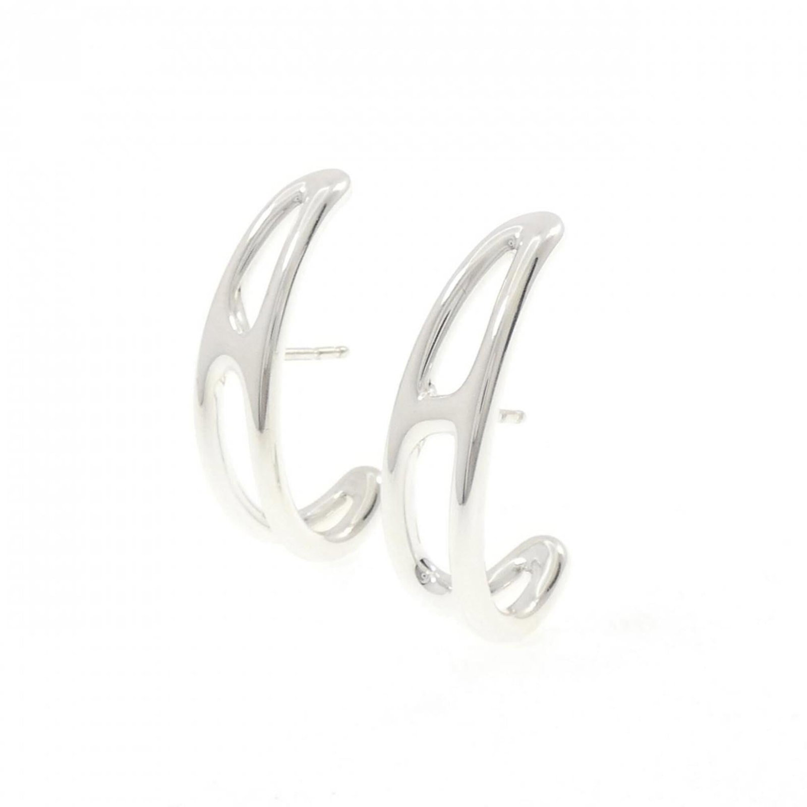 Hermes Stud Silver Earrings 925 - 2