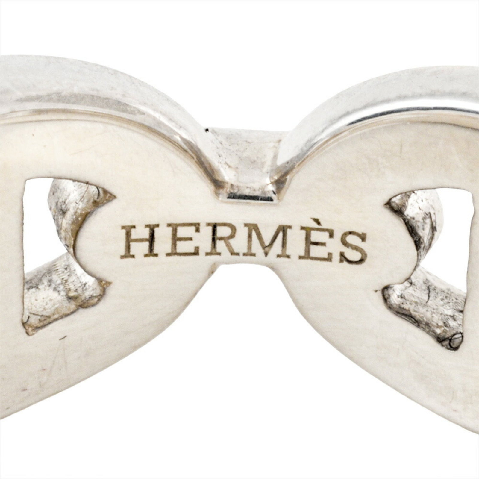 Silver Ring Band Hermes 925 - 6