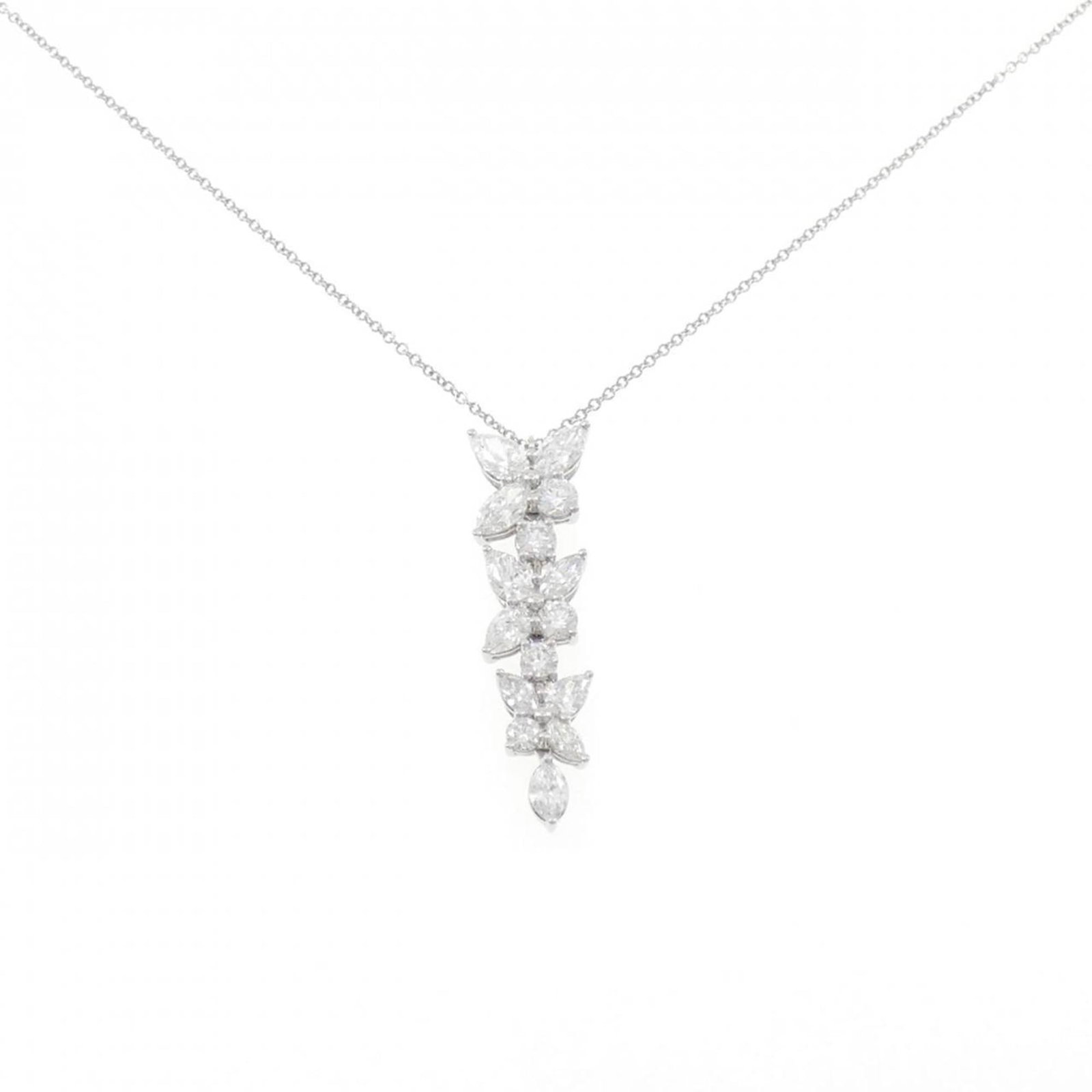 Tiffany Victoria Mix Cluster Drop Necklace (1 of 6)