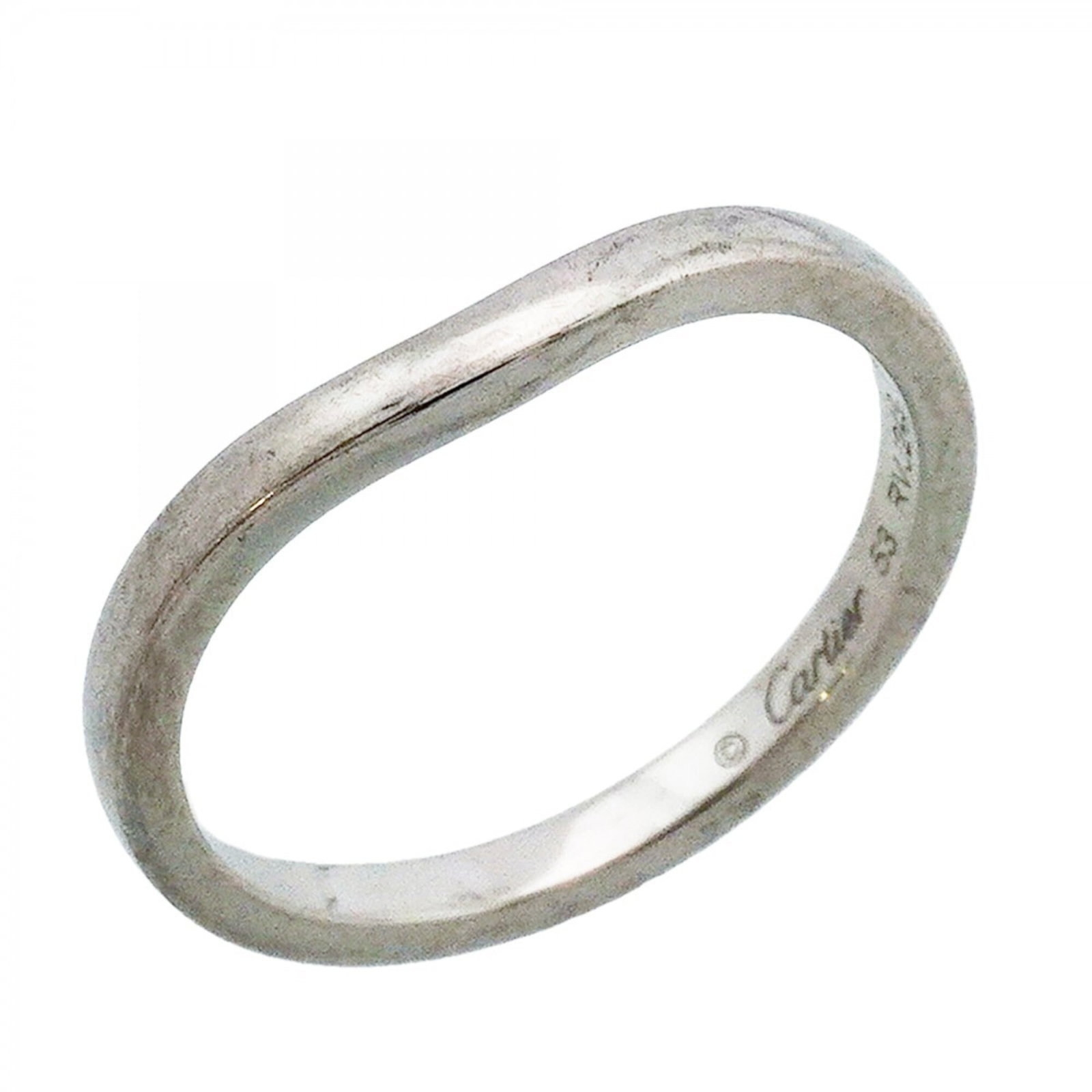 Platinum 950 Cartier Ring Band: Platinum 950 Cartier Ring Band Platinum 950 Cartier Ring Band, featuring the iconic brand's signature style, boasts a sleek and sophisticated design. Made from high-quality platinum 950 material,
