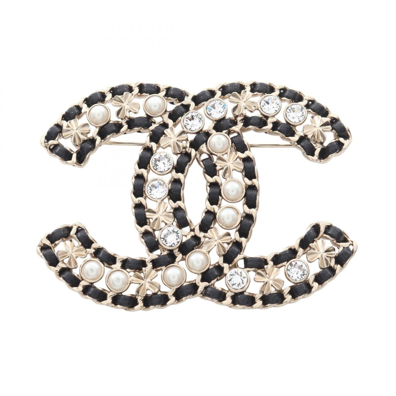 Chanel Brooch Artificial Pearl Gold Plating Rhinestone: Chanel Brooch Artificial Pearl Gold Plating Rhinestone Artificial pearl, gold plating, and rhinestone come together in this elegant Chanel brooch, adding a touch of sophistication to any outfit. The c
