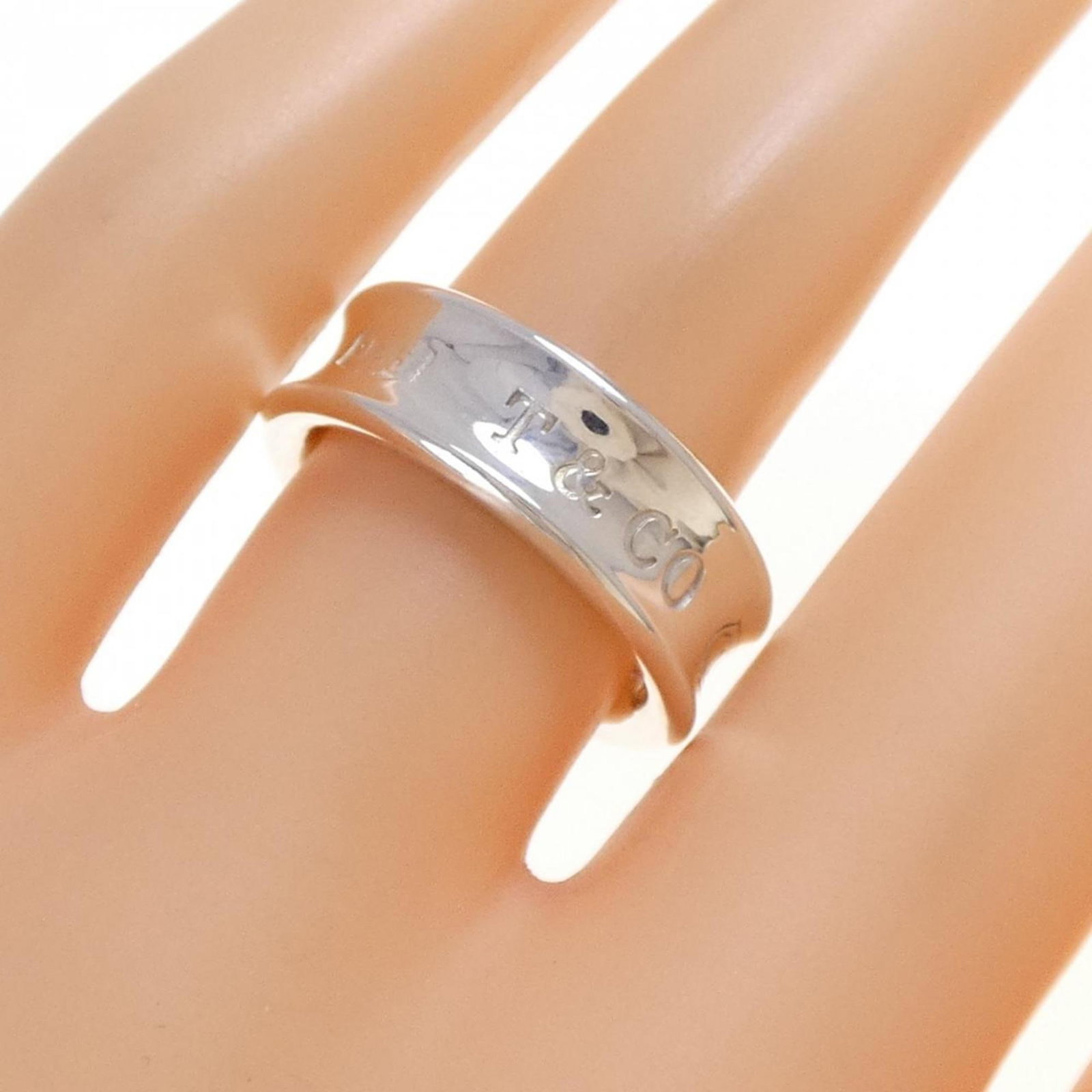 Silver 925 Tiffany Band Ring - 5
