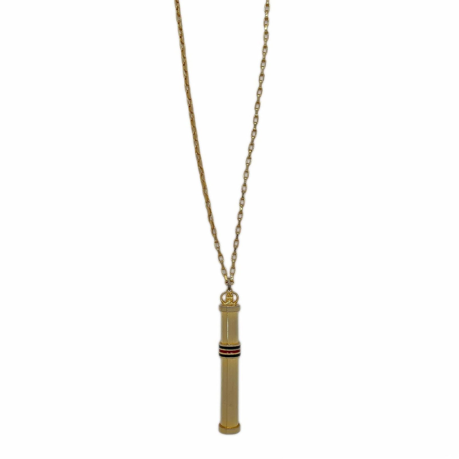 Gucci Sherry Line Necklace Metal Gold Women'S: Gucci Sherry Line Necklace Metal Gold Women'S Metal Gold Gucci Sherry Line Necklace for Women, 75 cm / 29.52'' Circumference. This luxurious necklace features a gold pendant with dimensions 68mm x
