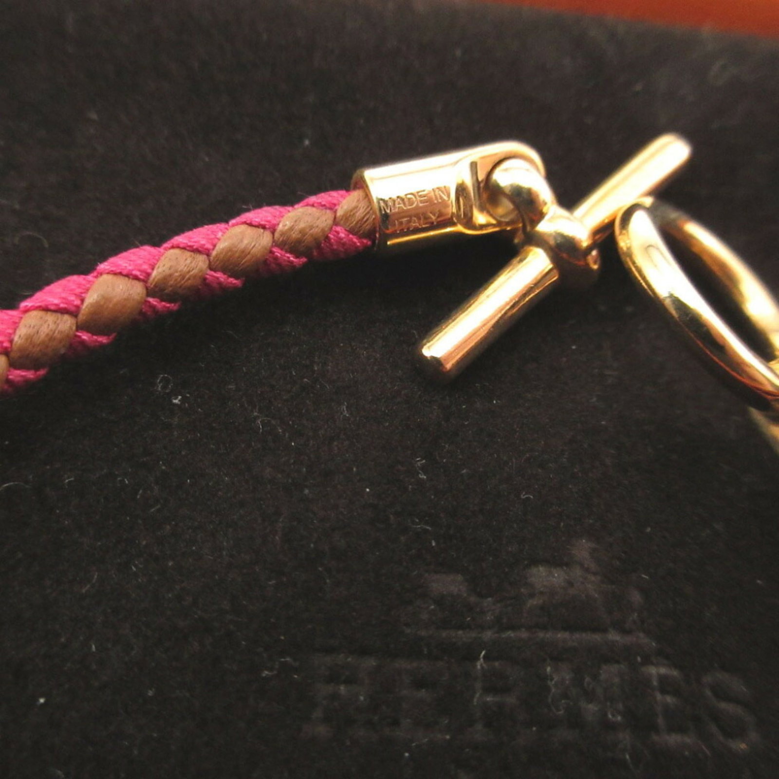 Canvas leather Hermes bracelet - 5