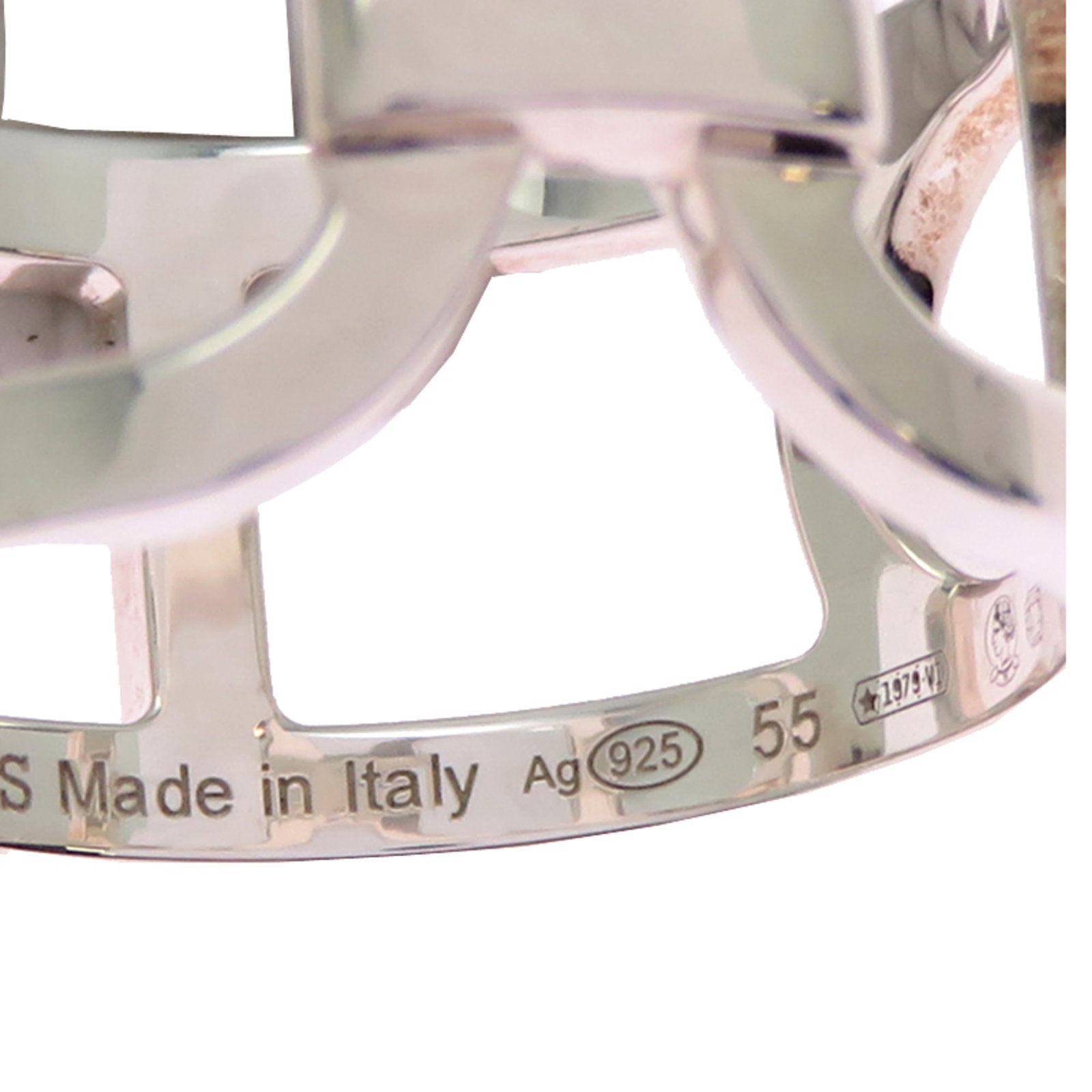 Silver Ring Band Hermes 925 - 6