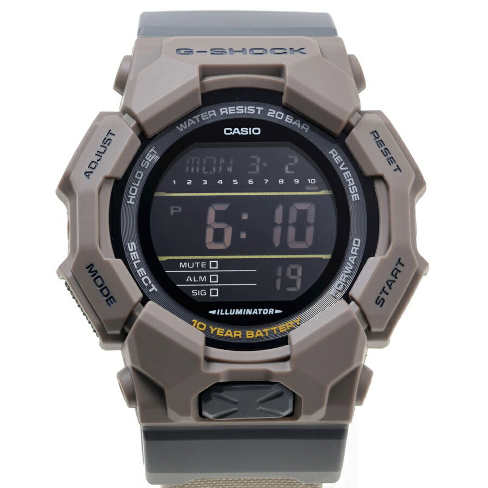 Wristwatch By Casio: Wristwatch By Casio The Casio wristwatch boasts a sleek, black carbon case diameter of 51.9mm and a quartz movement for reliable timekeeping. With a versatile design suitable for wrists measuring