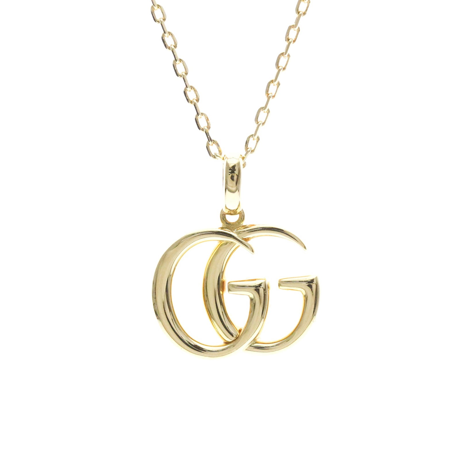 Gucci Double Gg Necklace Yellow Gold (18K) No Stone Menwomen Fashion Necklace (Gold): Gucci Double Gg Necklace Yellow Gold (18K) No Stone Menwomen Fashion Necklace (Gold) Yellow gold (18K) Gucci Double Gg Necklace, a fashion statement piece featuring the iconic GG logo. This elegant ne