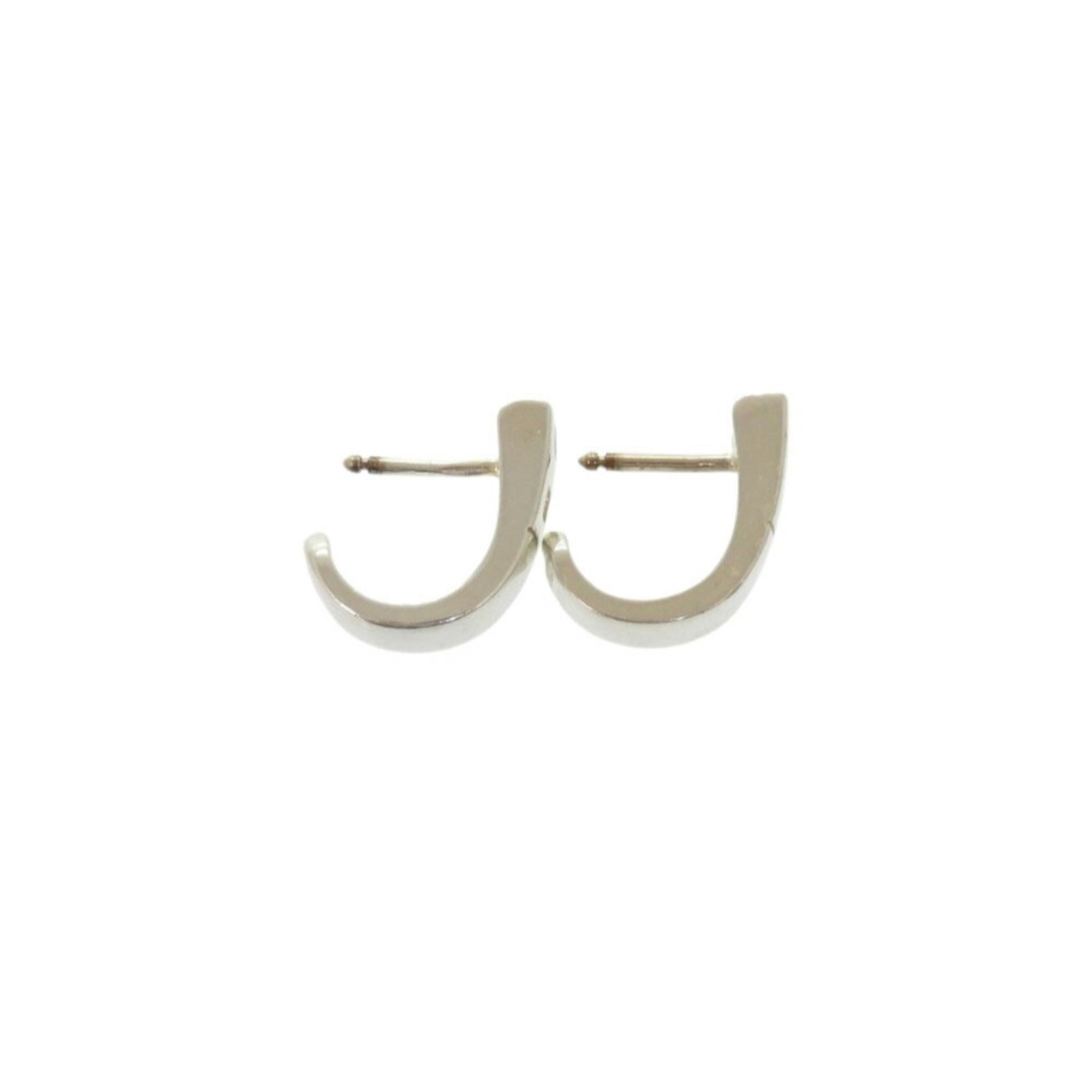 Hermes Stud Silver Earrings 925 - 6