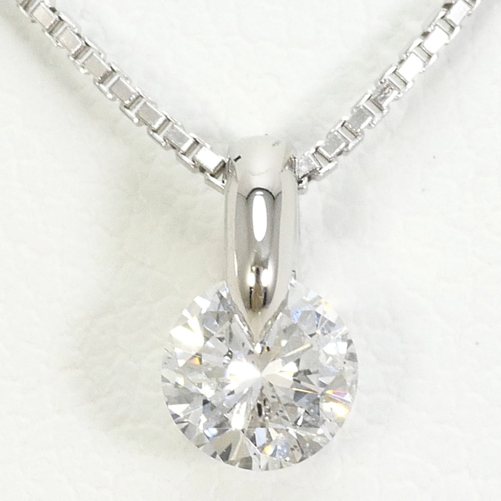 Pt900 Platinum/ Pt850 Necklace With 0.340Ct Diamond (I1 Clarity) Certificate Of Authenticity Total: Pt900 Platinum/ Pt850 Necklace With 0.340Ct Diamond (I1 Clarity) Certificate Of Authenticity Total Platinum 900 and Pt850 blend in this elegant necklace, featuring a 0.340ct diamond with an I1 clarity