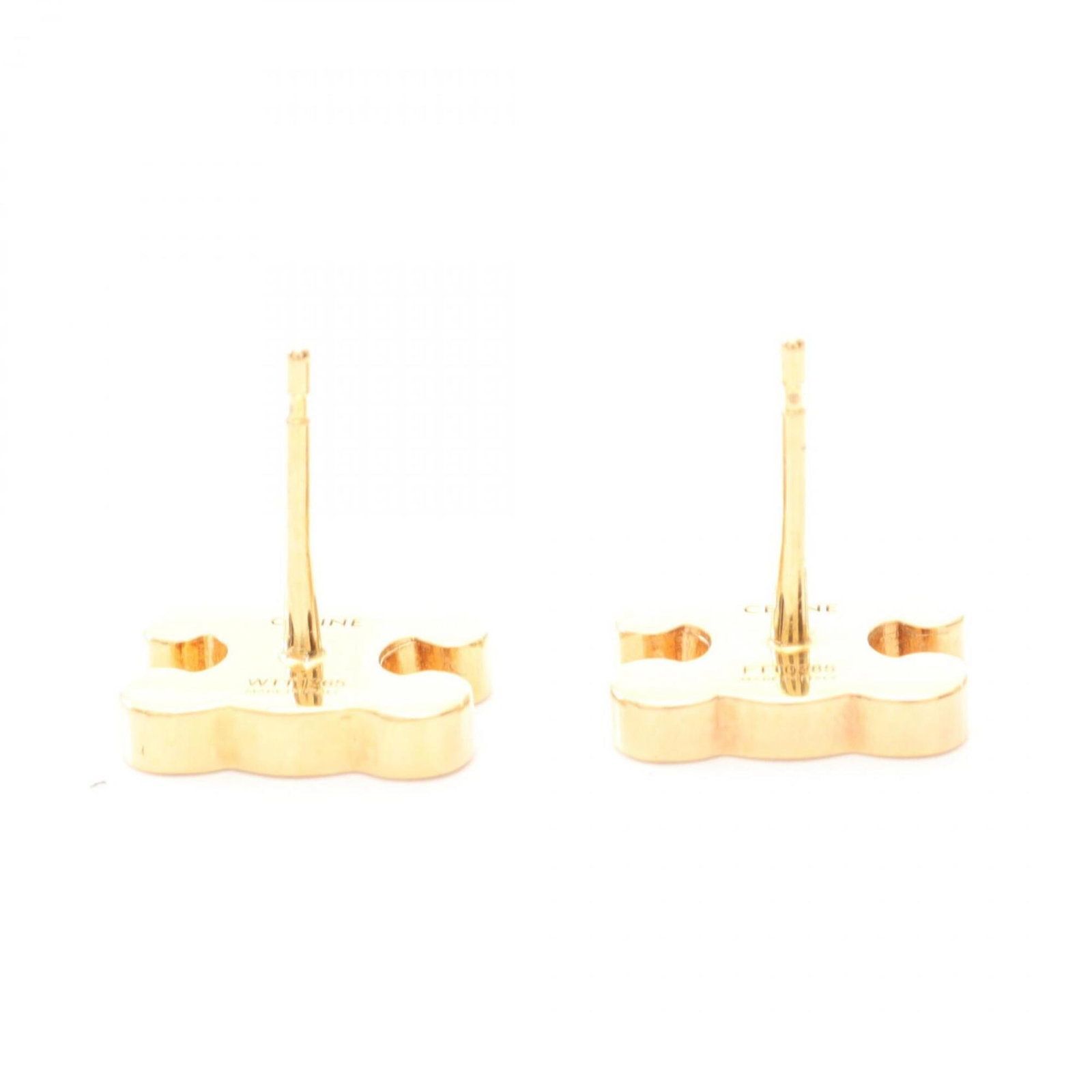 Earrings Gold Celine Stud Plating - 5