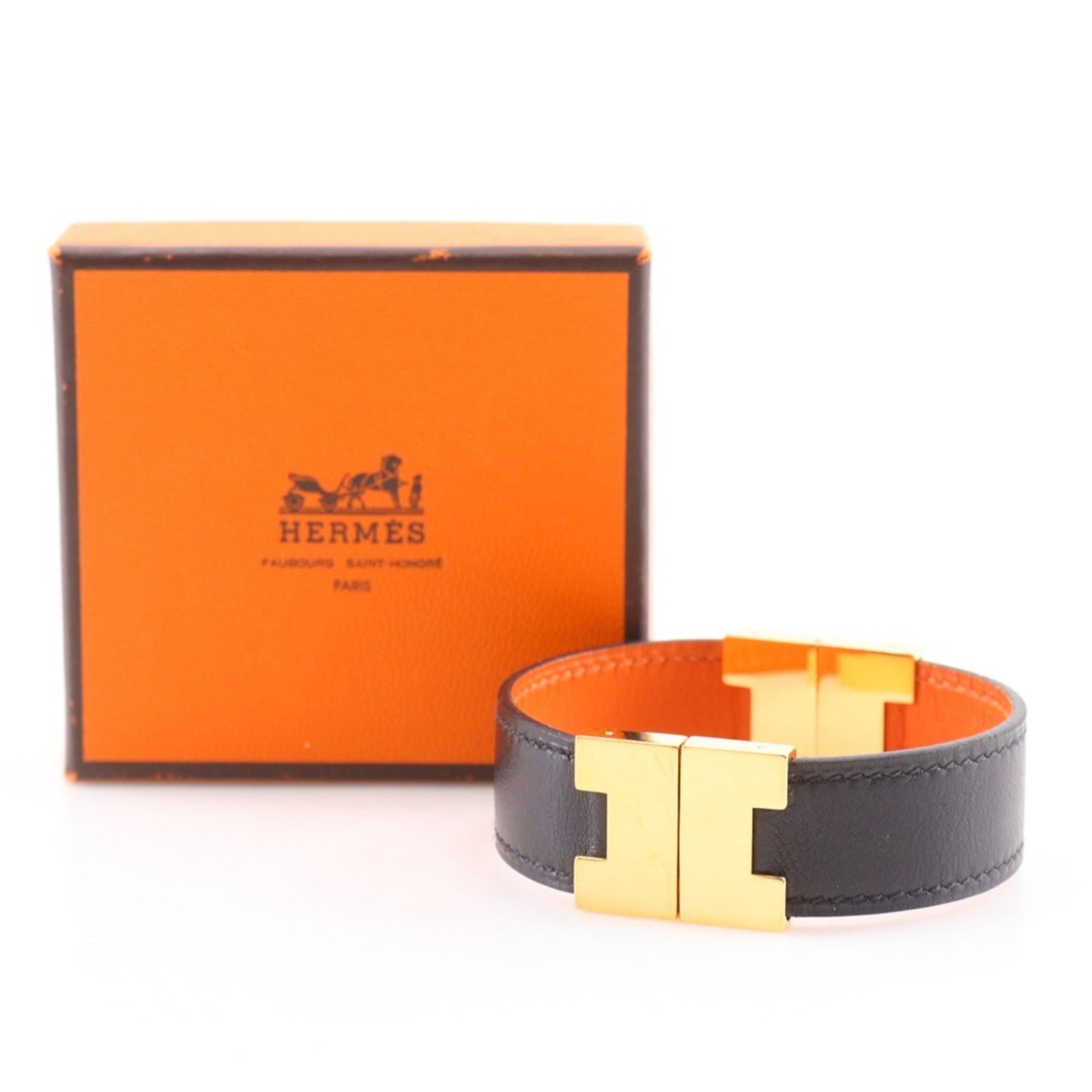 Hermes Leather Charm Bracelet - 15