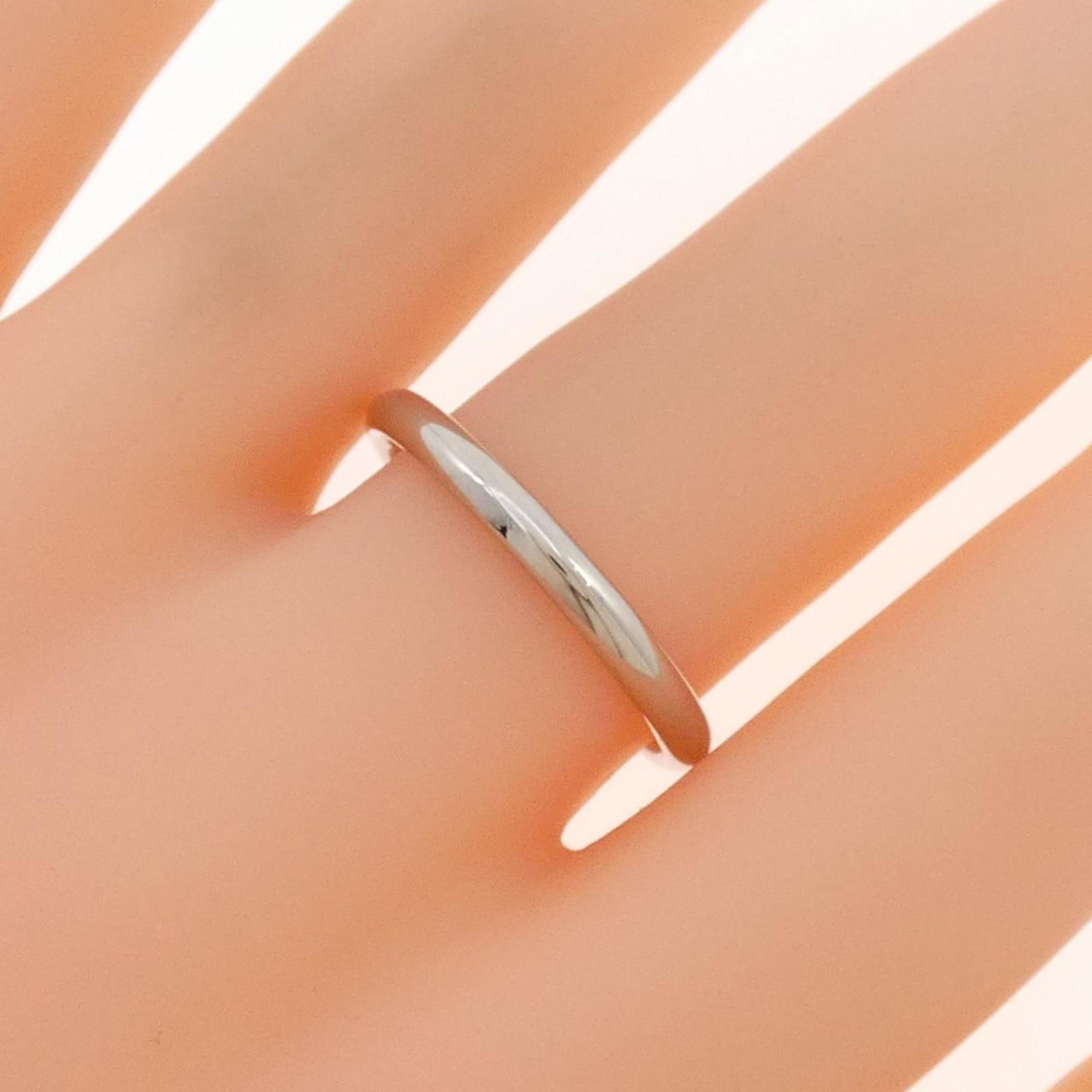 Platinum 950 Chanel Wedding Ring - 4
