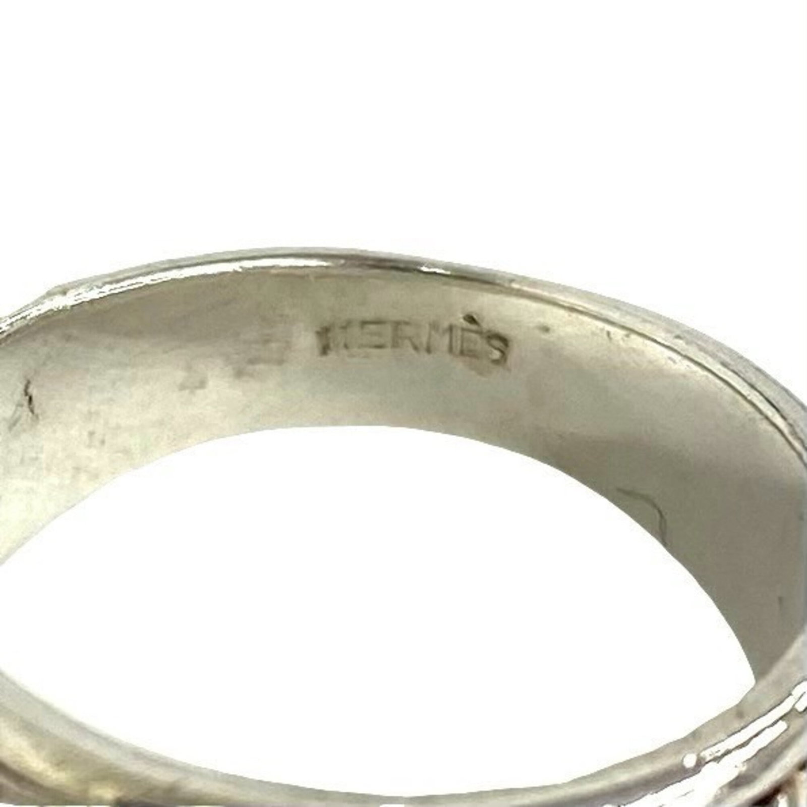 Silver Ring Band Hermes 925 - 3