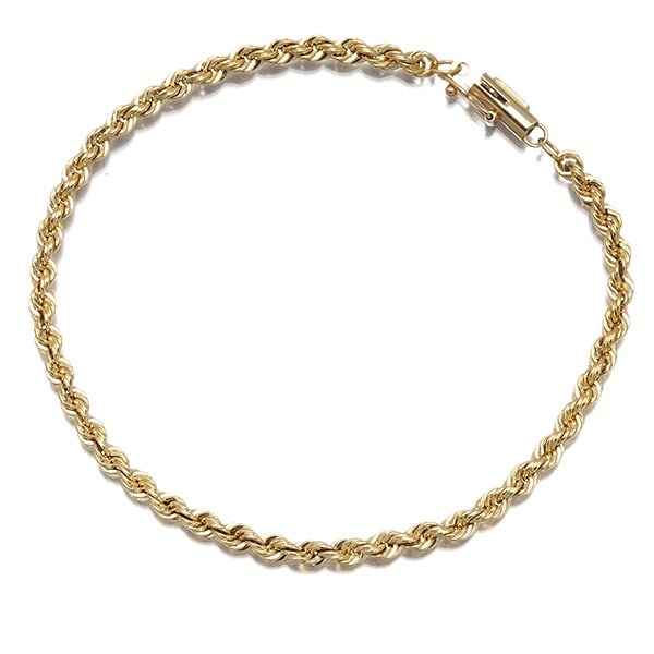 Tiffany & Co. Gold Yellow 585 Bracelet 14K: Tiffany & Co. Gold Yellow 585 Bracelet 14K Tiffany & Co.'s iconic yellow gold 14K bracelet boasts a sleek, understated design with an inner circumference of 18.5cm and a slender width of 3.1mm. This e