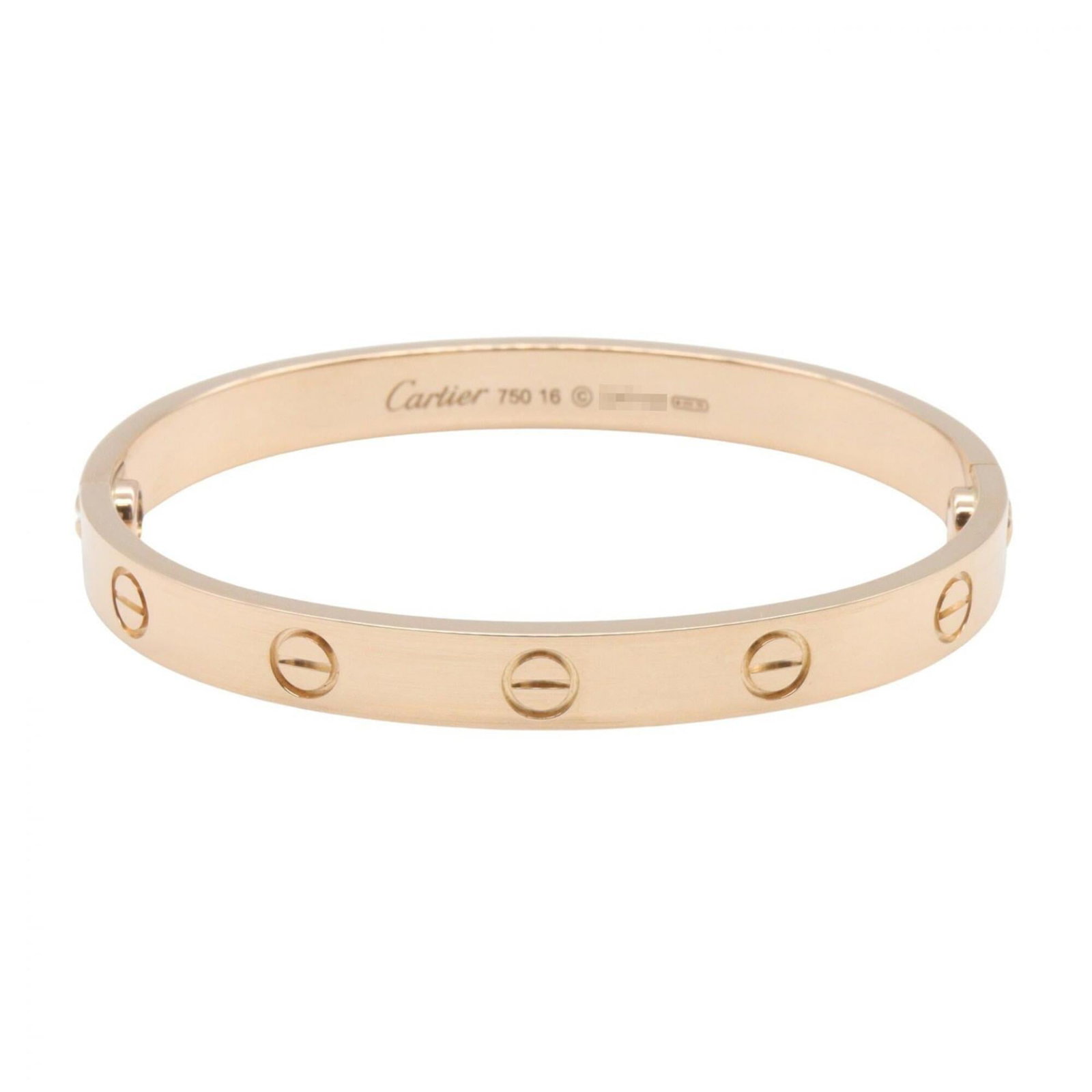 Charm Bracelet Pink Gold by Cartier: Charm Bracelet Pink Gold by Cartier Pink Gold Charm Bracelet by Cartier, featuring 18K pink gold construction and measuring 14.5cm in length. This charm bracelet showcases the iconic style of