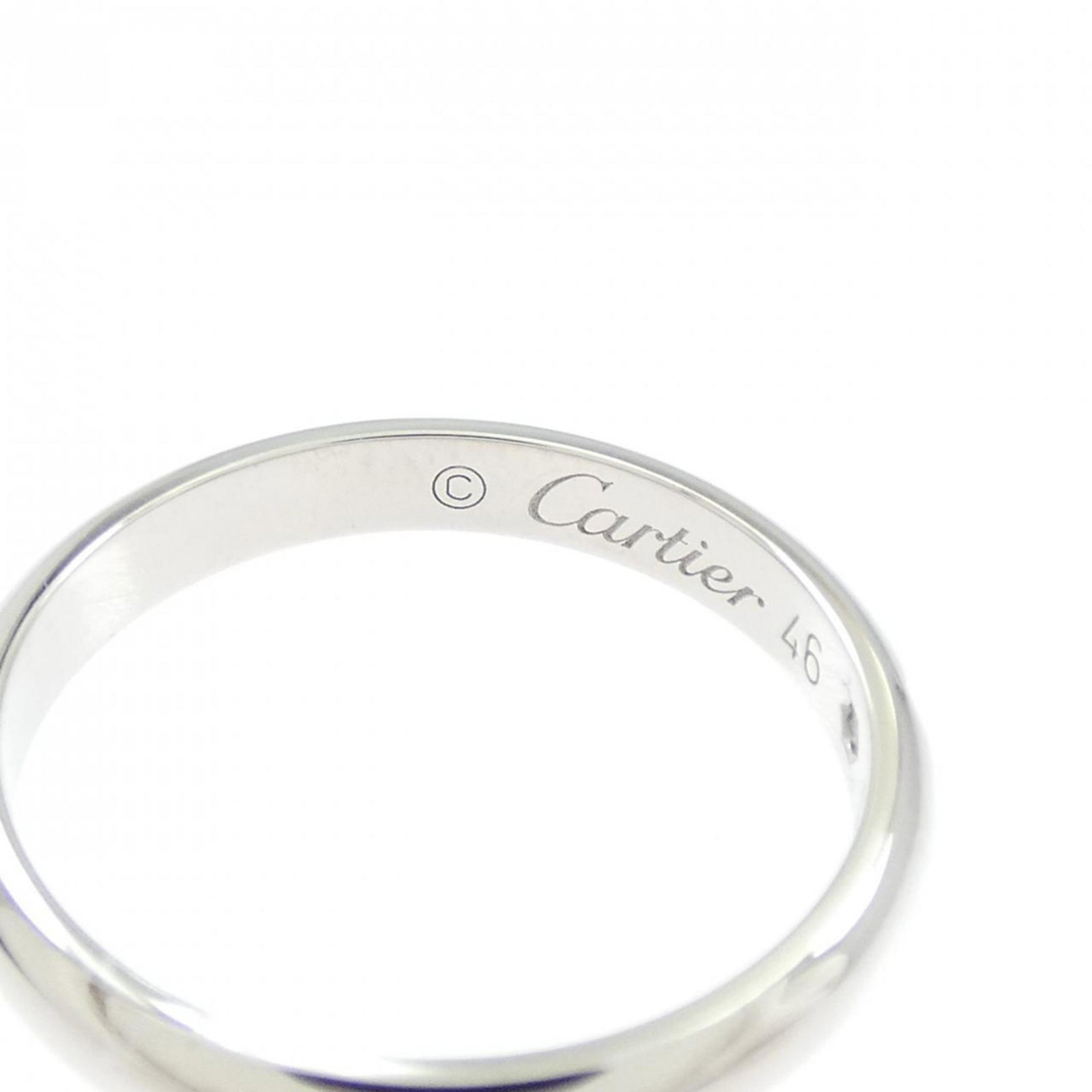 Platinum Wedding Ring Cartier - 4