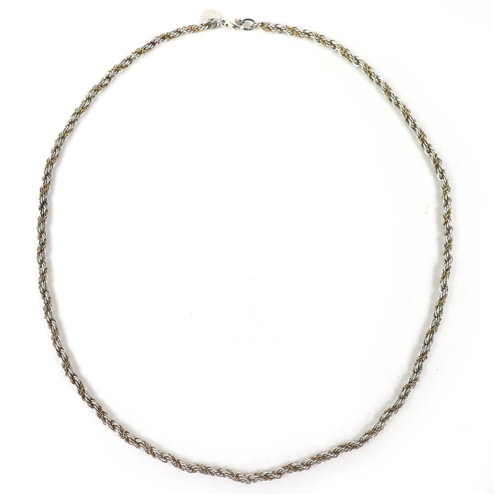 Tiffany&Co. Tiffany Twist Combination 925 18K Necklace Silver & Gold Weight 14.6G Women'S.: Tiffany&Co. Tiffany Twist Combination 925 18K Necklace Silver & Gold Weight 14.6G Women'S. Silver and gold weight 14.6G, this Tiffany&Co. necklace combines the elegance of silver with the luxury of 18