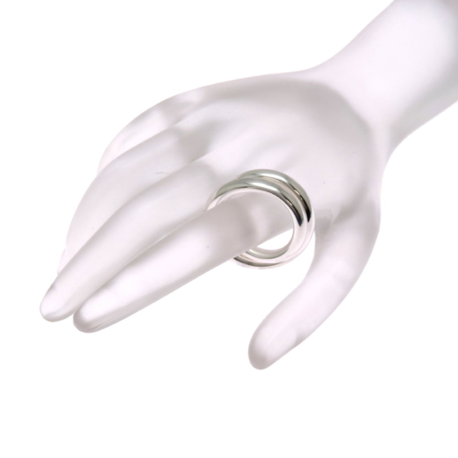 Silver Ring Band Hermes 925 - 8
