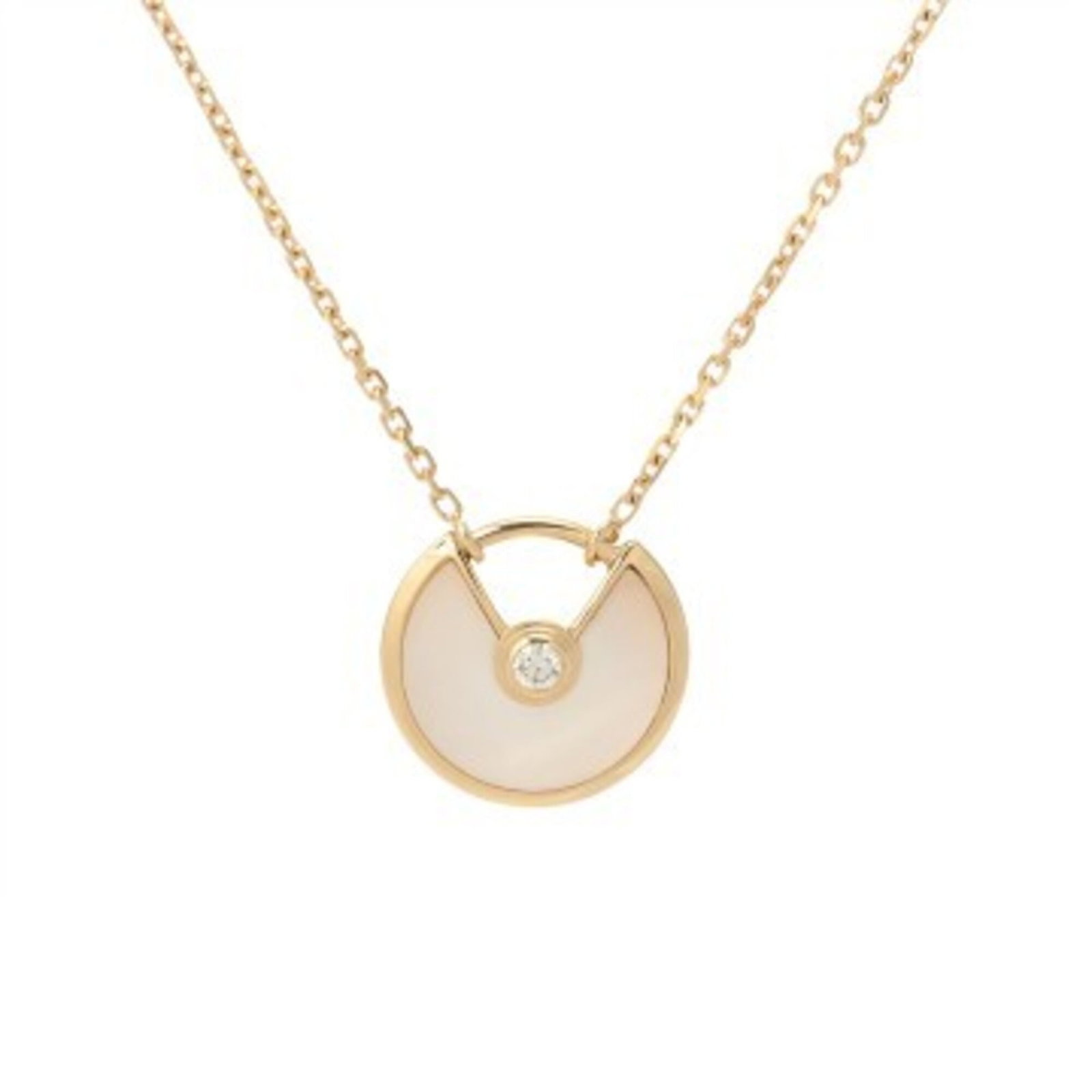 Cartier Amulette De Xs Shell Women'S 18K Yellow Gold Yg Necklace A Rank Ginzo: Cartier Amulette De Xs Shell Women'S 18K Yellow Gold Yg Necklace A Rank Ginzo Cartier's Amulette De Xs Shell necklace boasts elegant 18K yellow gold craftsmanship, featuring a beautiful shell