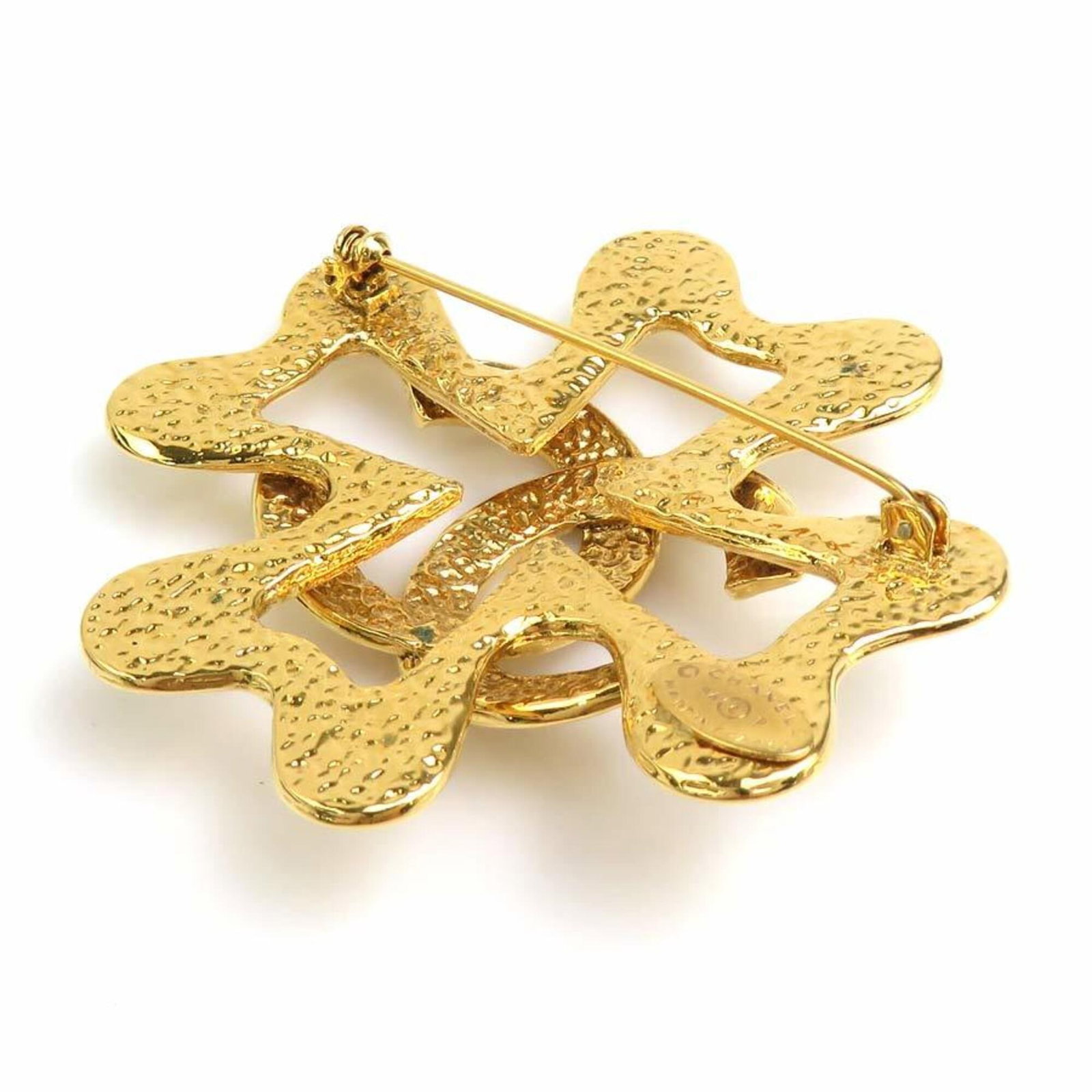 Metal Chanel Brooch - 4