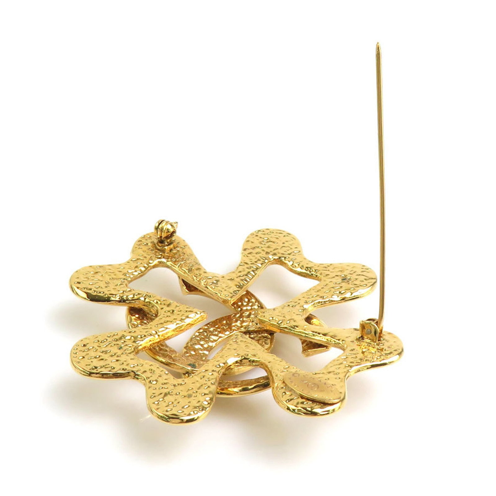 Metal Chanel Brooch - 6
