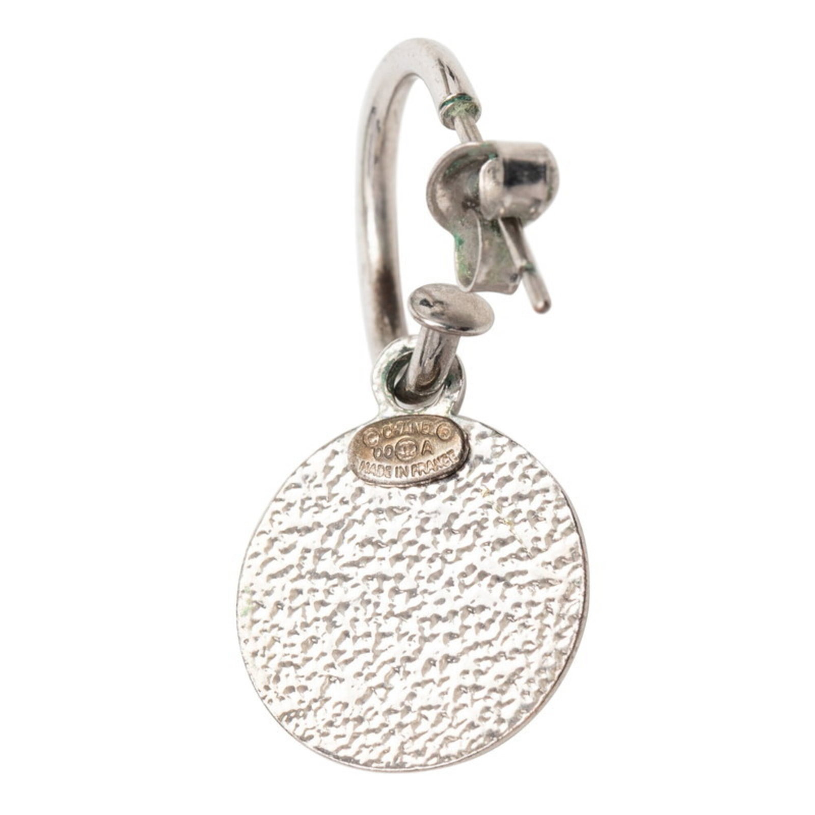 Metal Stud Chanel Earrings - 3