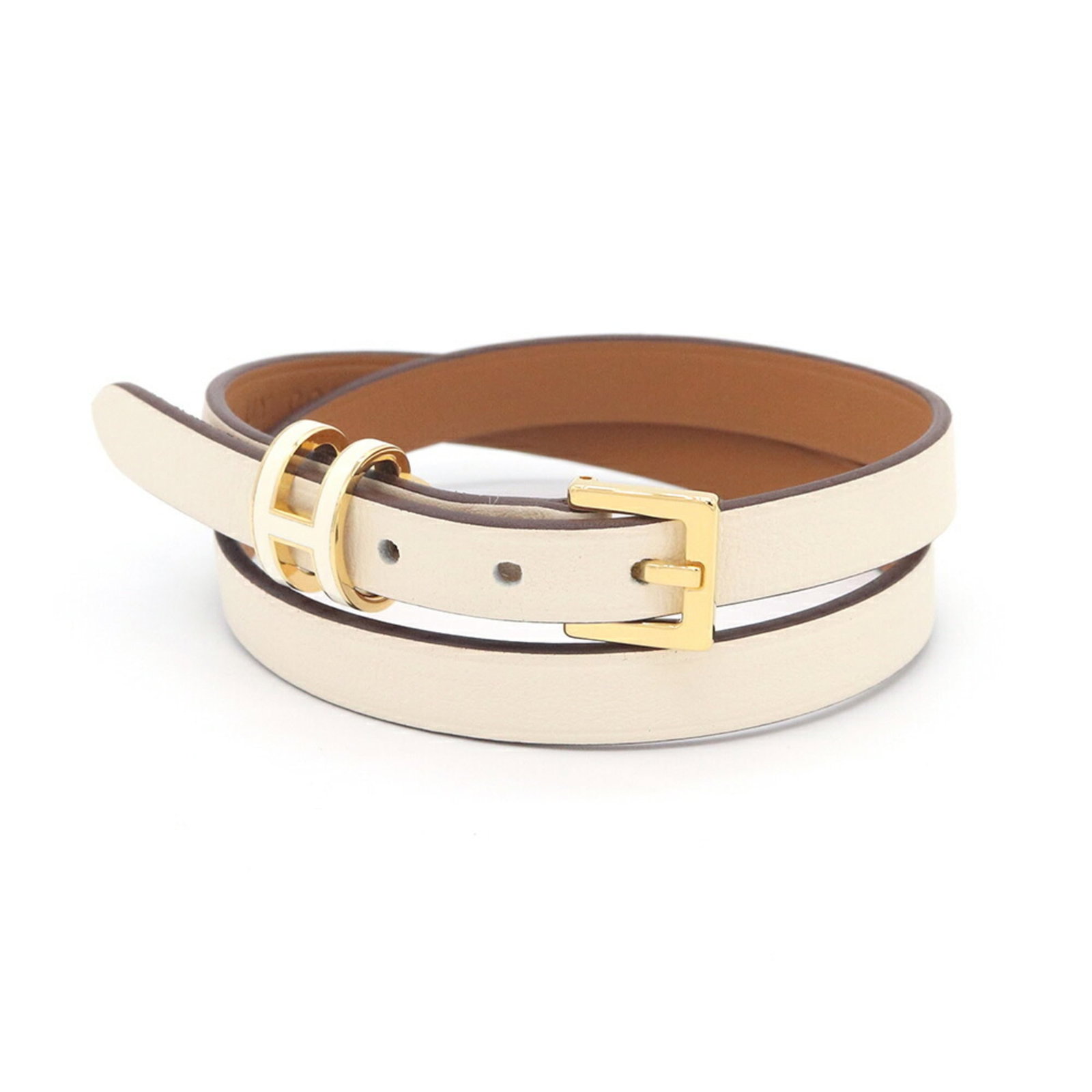Swift Leather Charm Hermes Bracelet: Swift Leather Charm Hermes Bracelet Swift leather charm from Hermes Country of Origin: France, featuring yellow color and weighing 8.5g / 0.29oz. This charm bracelet showcases the brand's signature