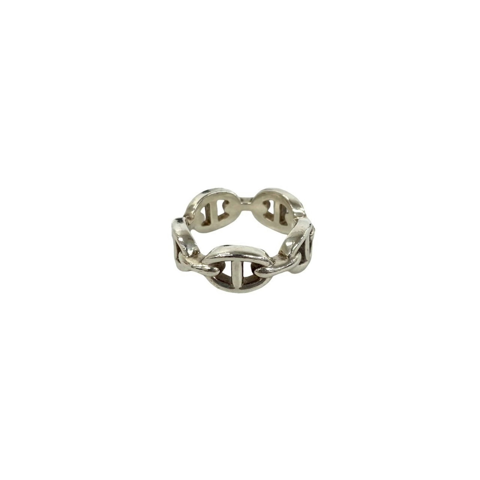 Silver Ring Band Hermes 925 - 4