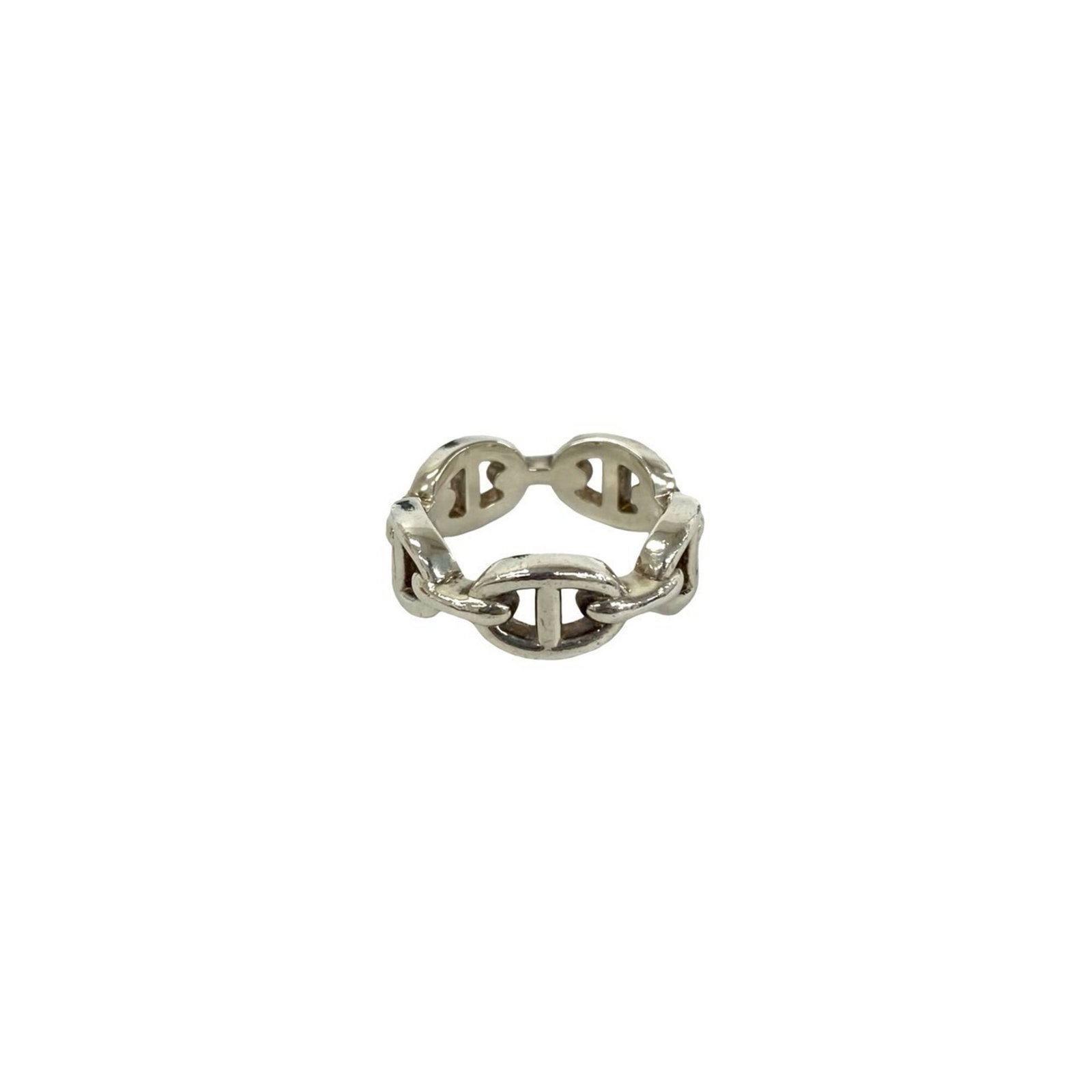 Silver Ring Band Hermes 925 - 5