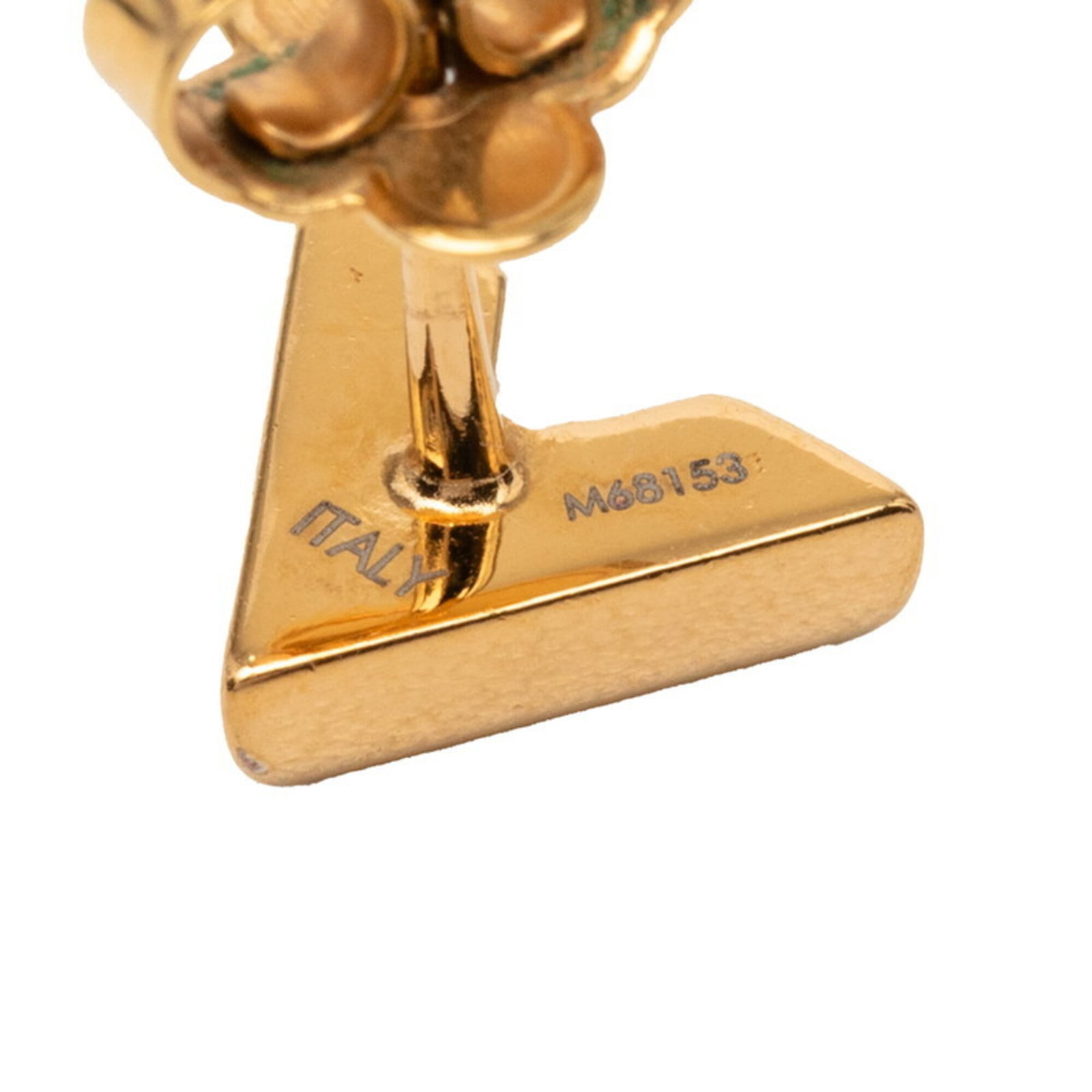 Louis Vuitton Stud Earrings Gold Plating - 3