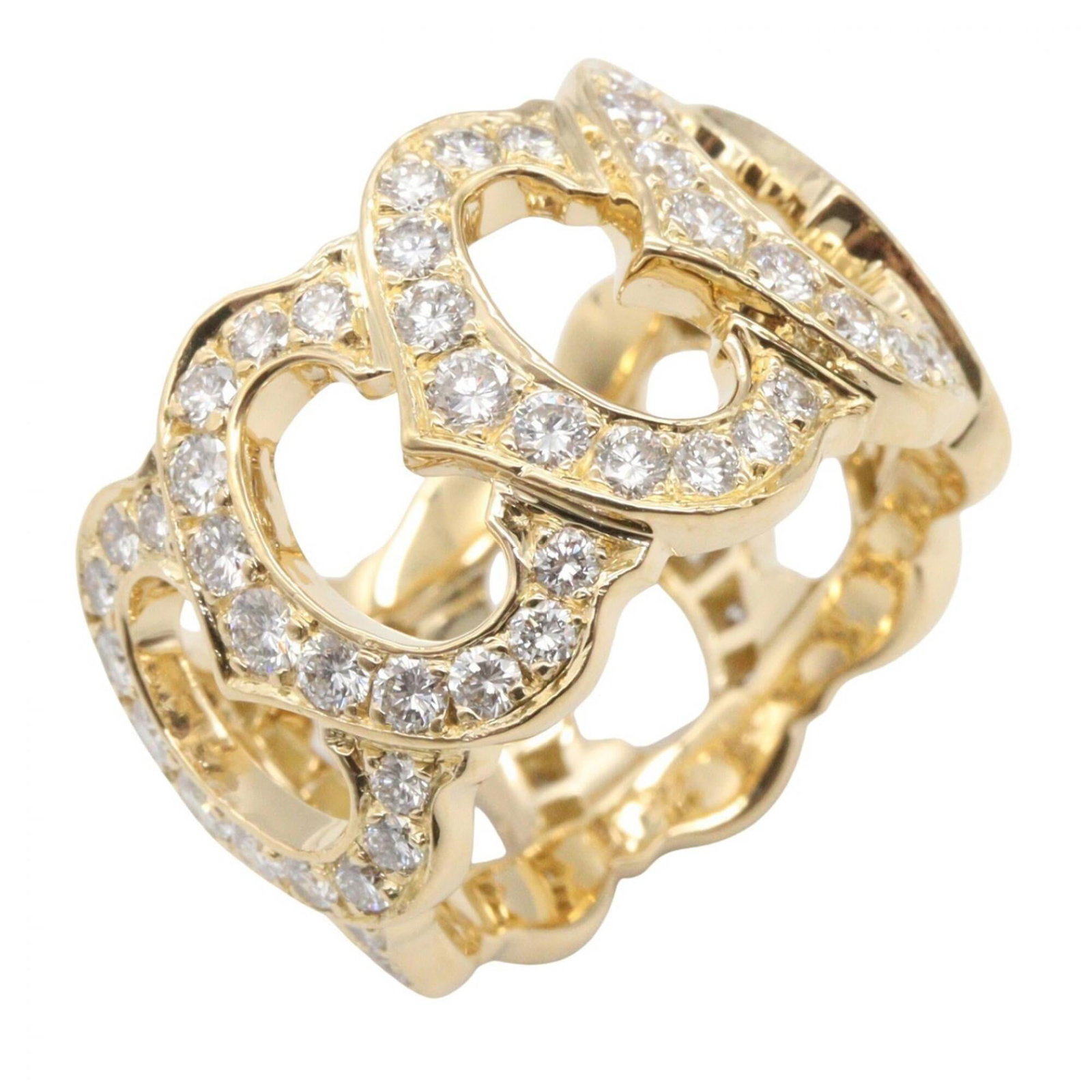 Yellow Gold Cartier Band Ring 18K: Yellow Gold Cartier Band Ring 18K Yellow Gold Cartier Band Ring 18K - A timeless piece from renowned luxury brand Cartier, crafted in 18K yellow gold. This elegant band ring features a clear stone and