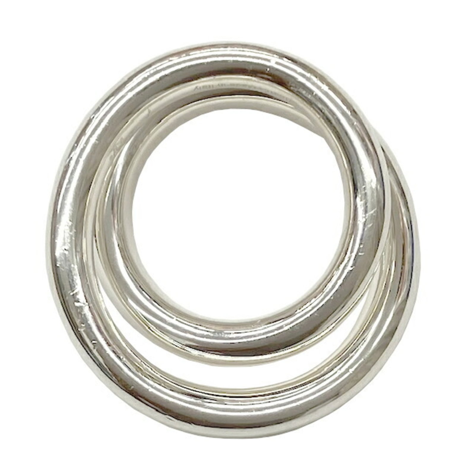 Silver Ring Band Hermes 925 - 4