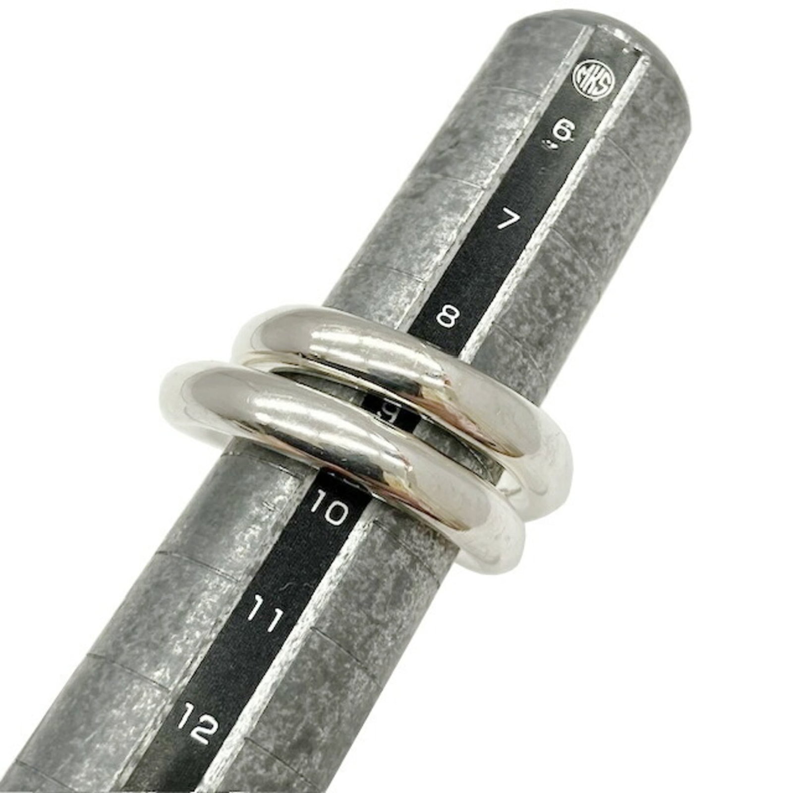 Silver Ring Band Hermes 925 - 7