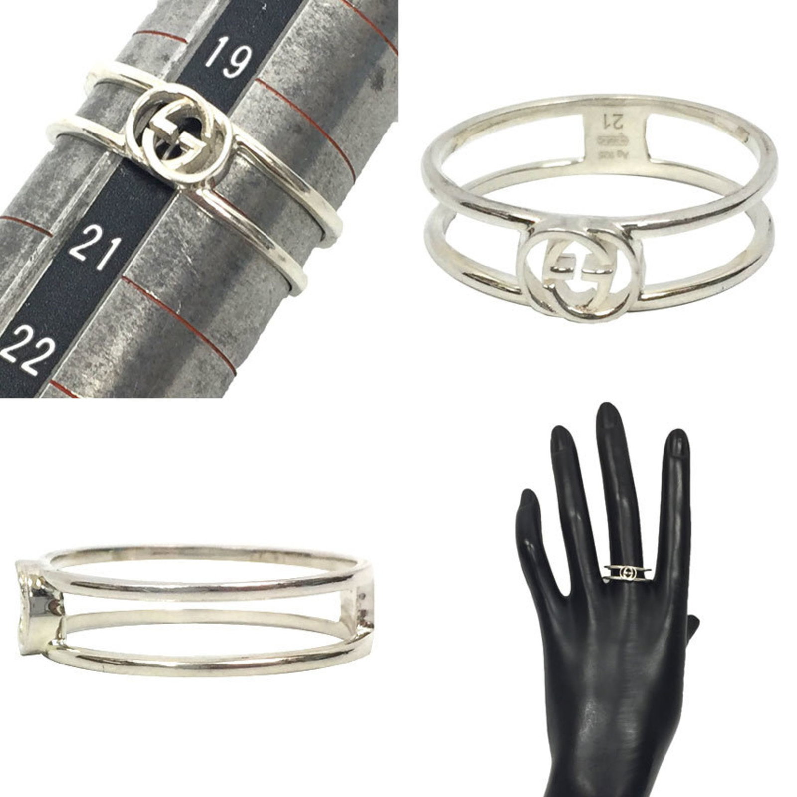 Gucci Band Ring Silver 925 - 2