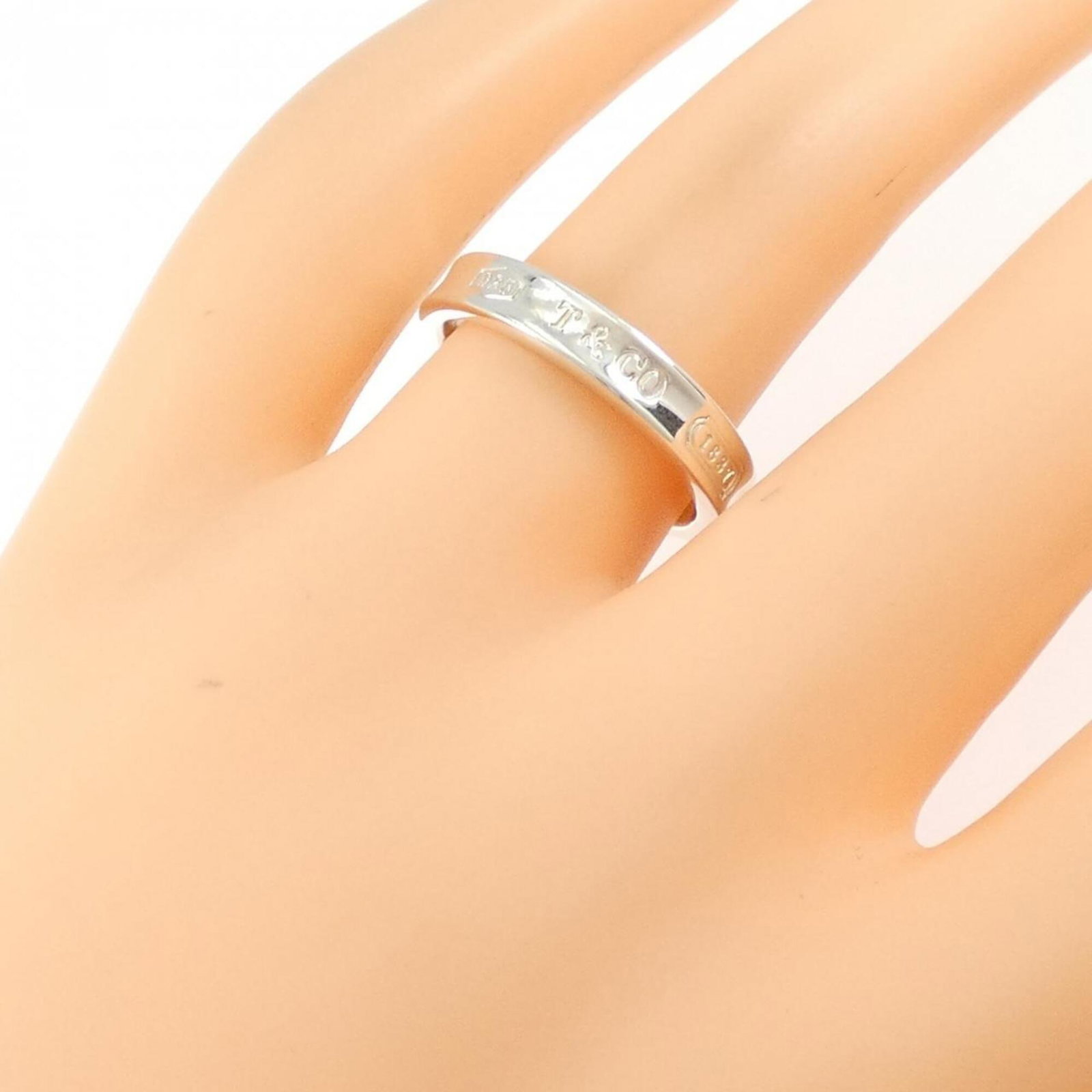 Silver 925 Tiffany Band Ring - 5