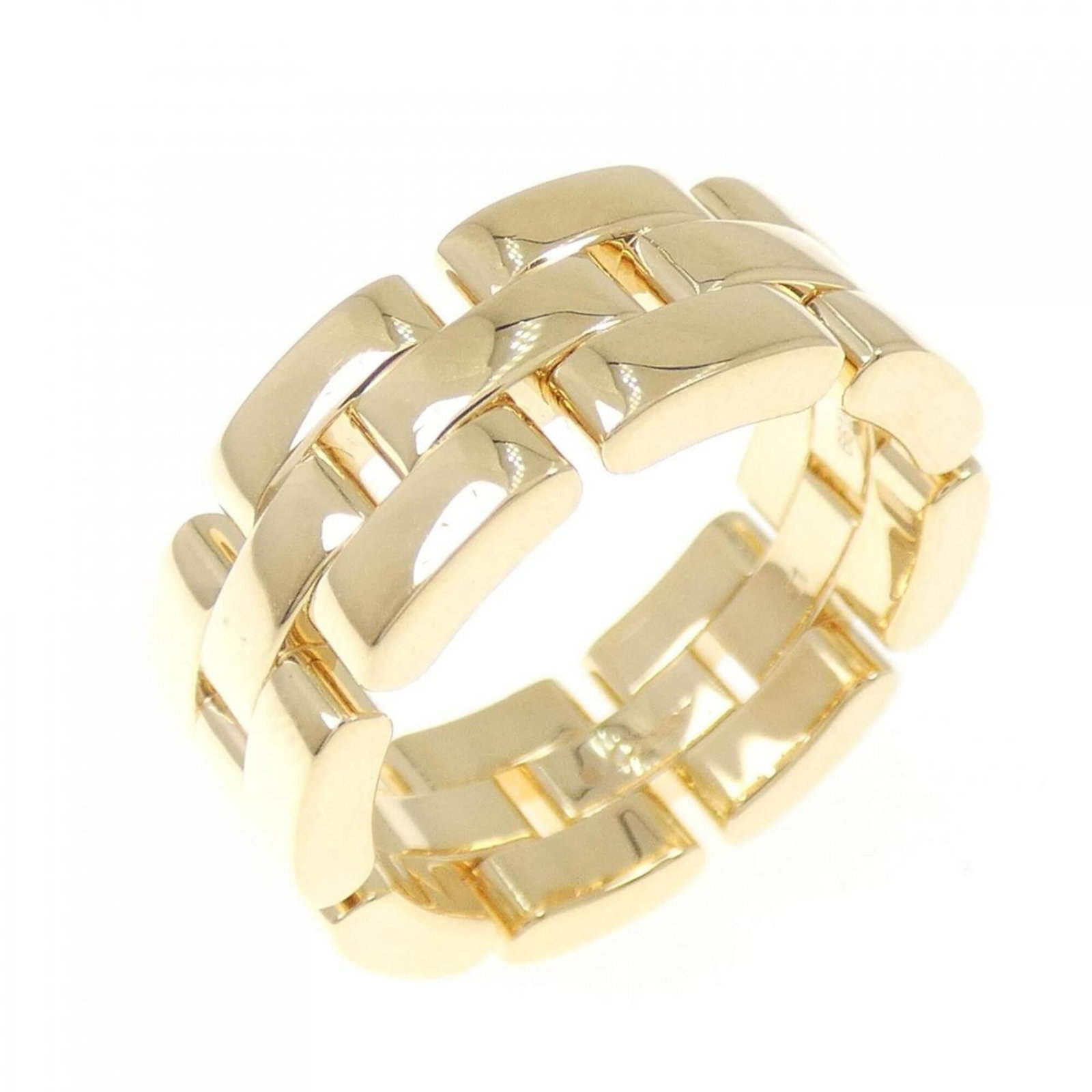 Yellow Gold Cartier Band Ring 18K: Yellow Gold Cartier Band Ring 18K Yellow Gold Cartier Band Ring 18K features 18K yellow gold construction, with a US size 6 fit. This band ring showcases the iconic Cartier brand, offering a classic