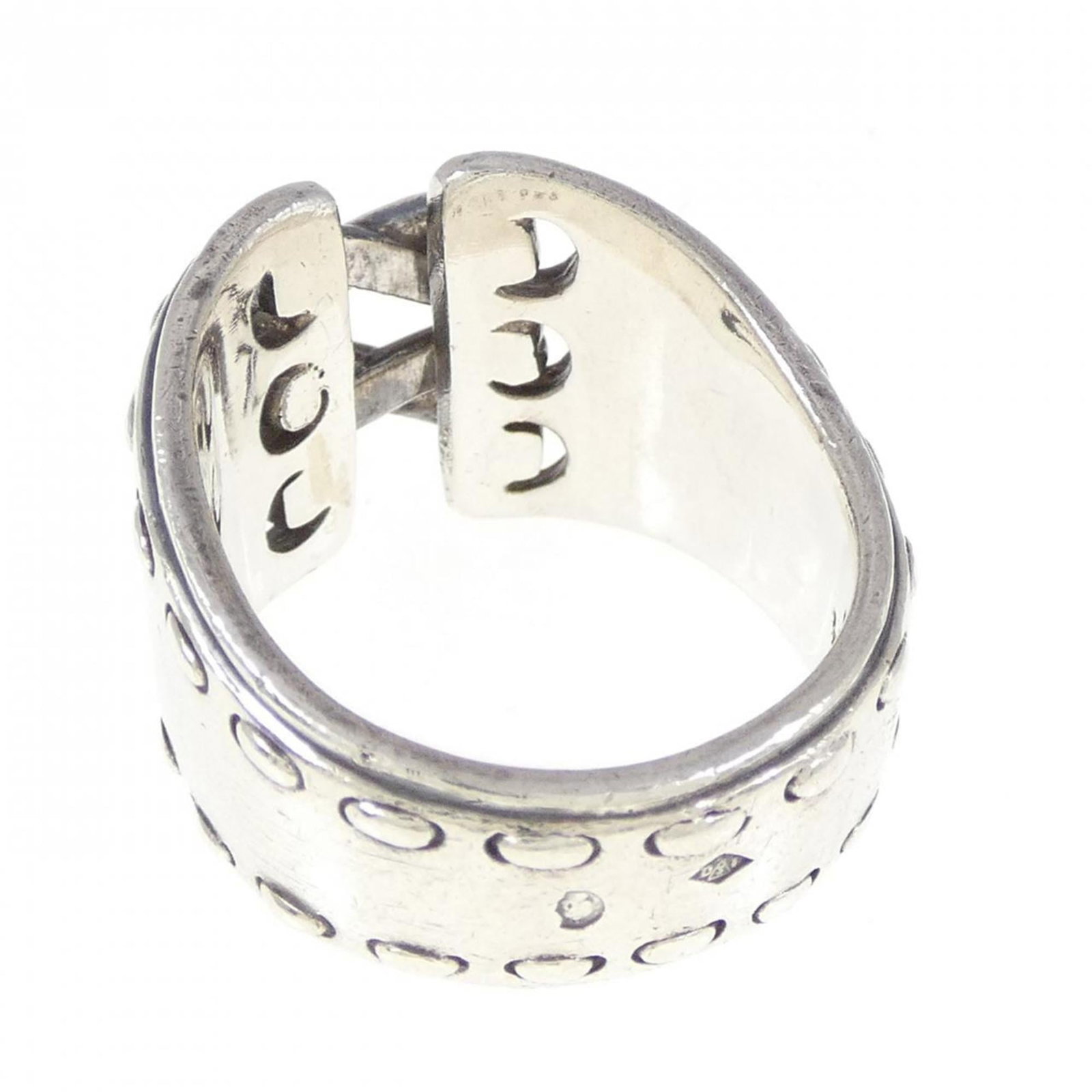 Silver Ring Band Hermes 925 - 3