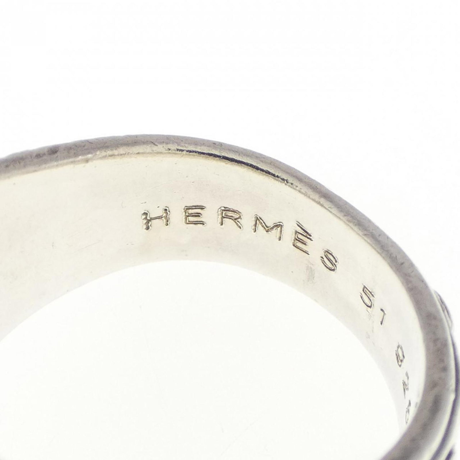 Silver Ring Band Hermes 925 - 4