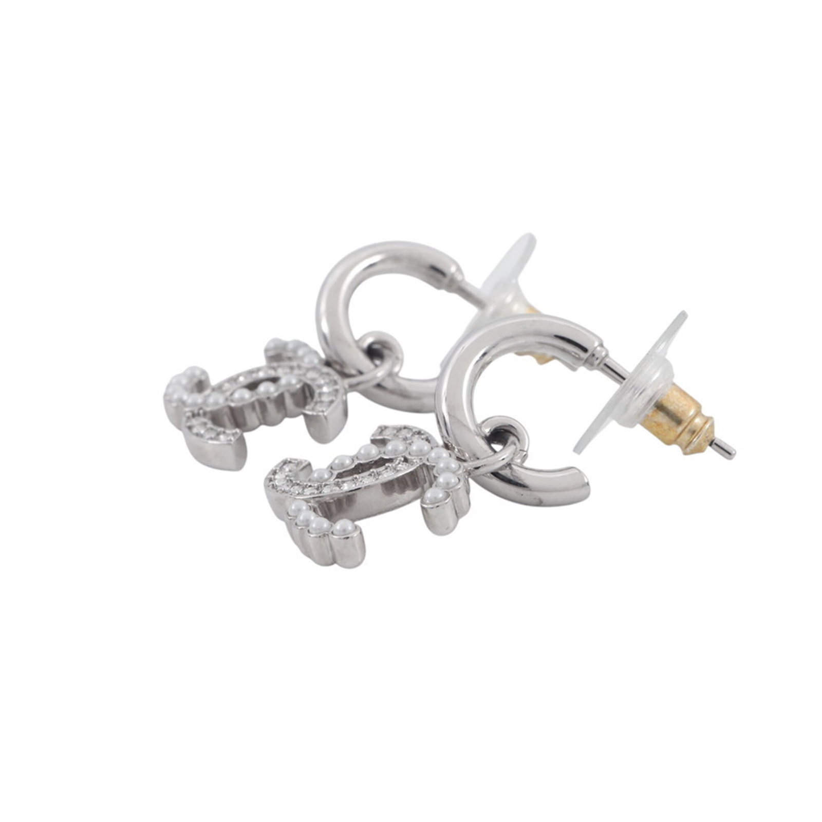 Chanel Drop Earrings Gold Plating - 2