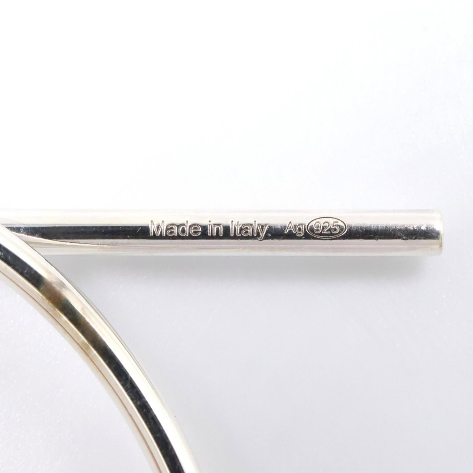 Hermes Stud Silver Earrings 925 - 5