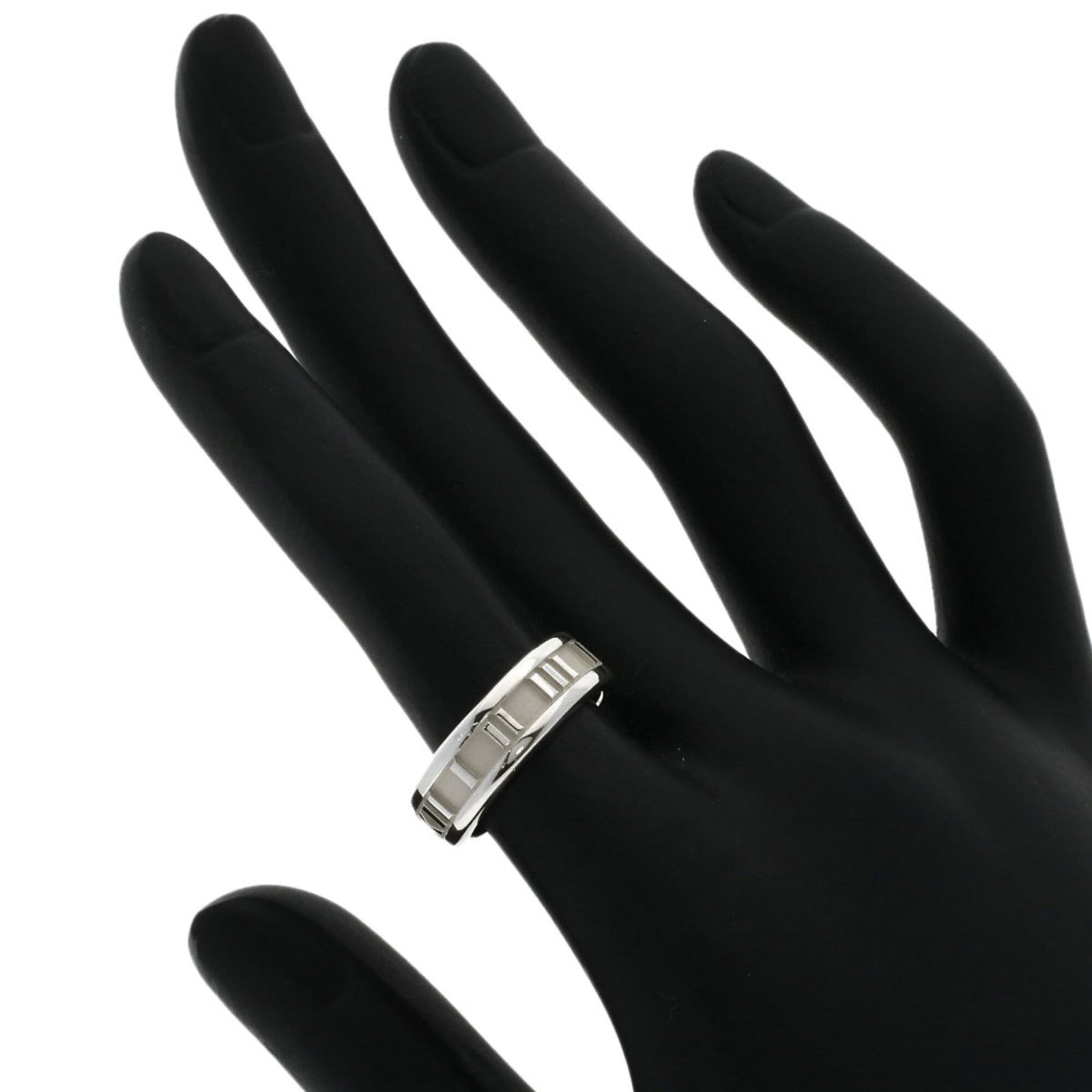Silver Tiffany Band Ring - 5